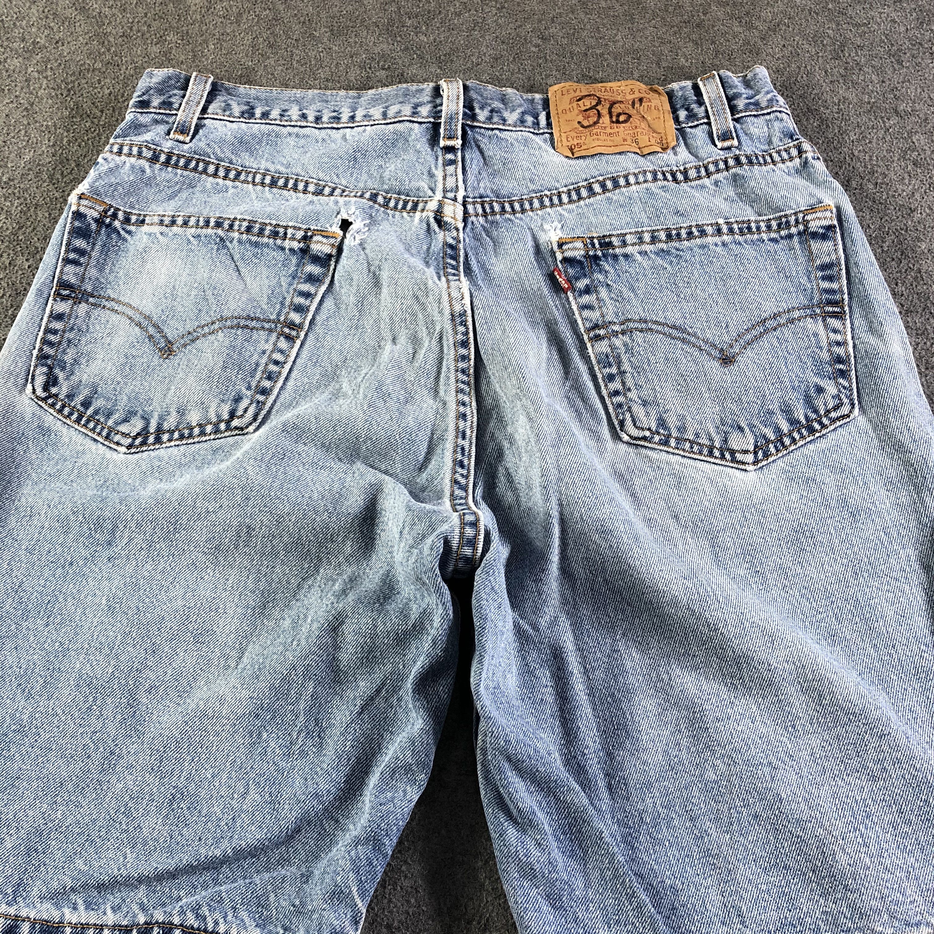 Levi's Vintage Blue Wash Levis 505 Jeans-J4415 Size US 34 / EU 50 - 4 Thumbnail