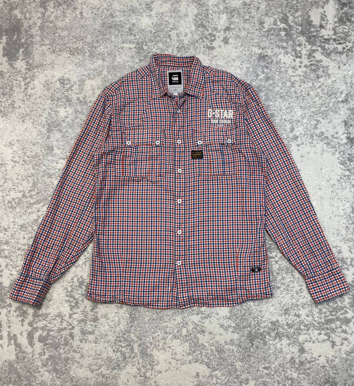 G-Star G-Star Raw Classic Checked Long Sleeve Shirt Size L Size US L / EU 52-54 / 3 - 1 Thumbnail
