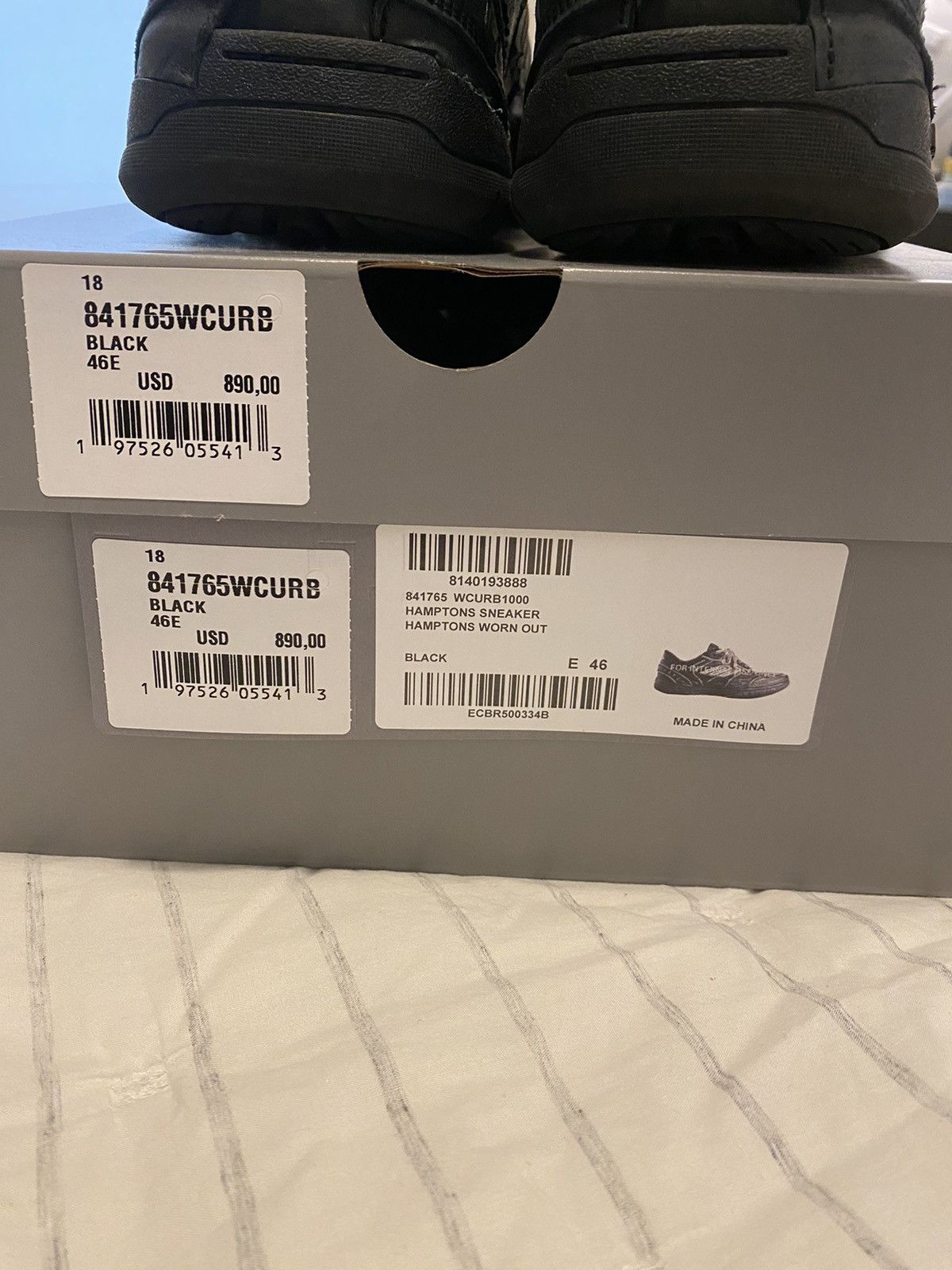 Balenciaga Balenciaga Hamptons Sneaker Black Sz46 Size US 13 / EU 46 - 16 Thumbnail