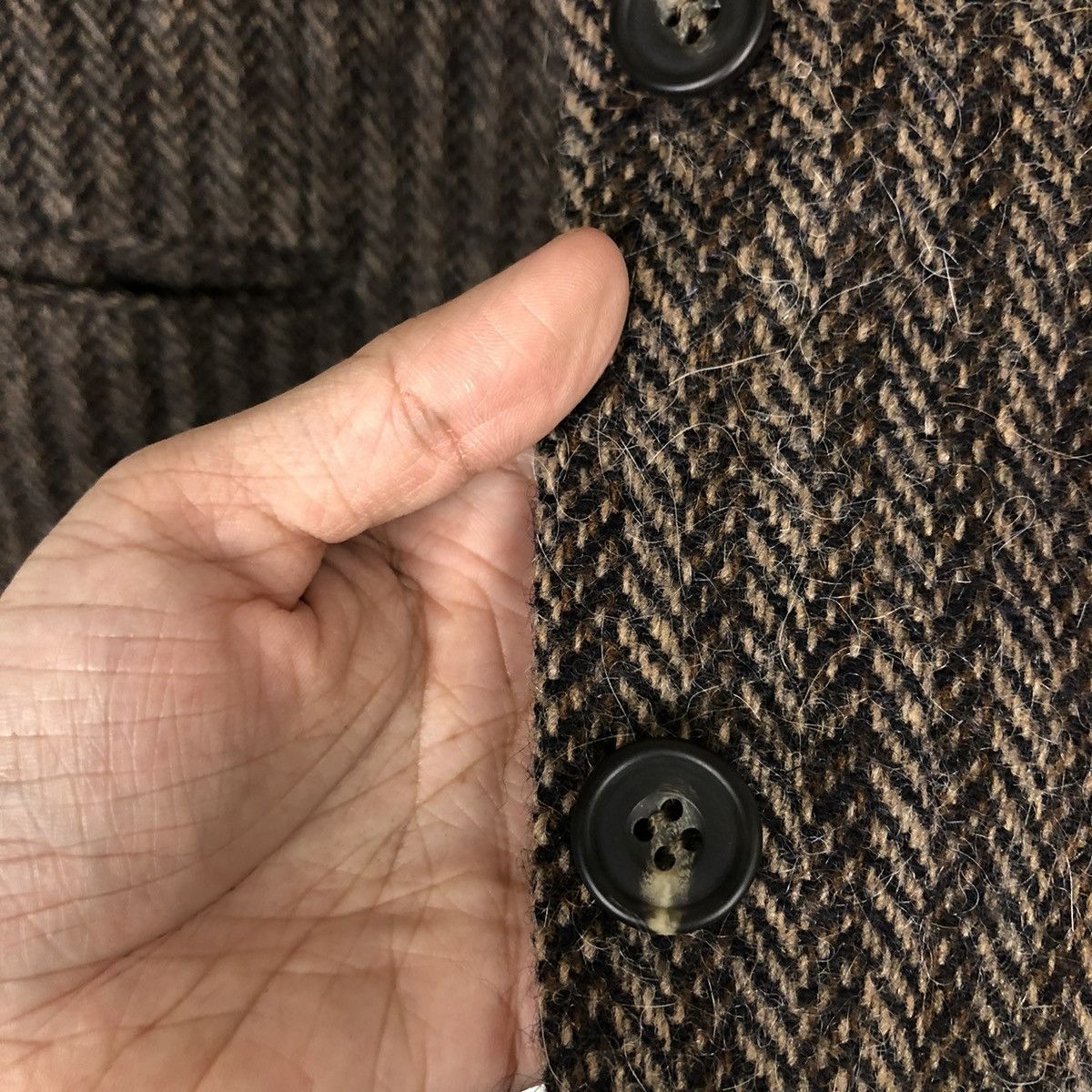 Vintage 💥Rare Double Breast Pin Striped Jacket Louis Feraud Paris Size US M / EU 48-50 / 2 - 12 Thumbnail