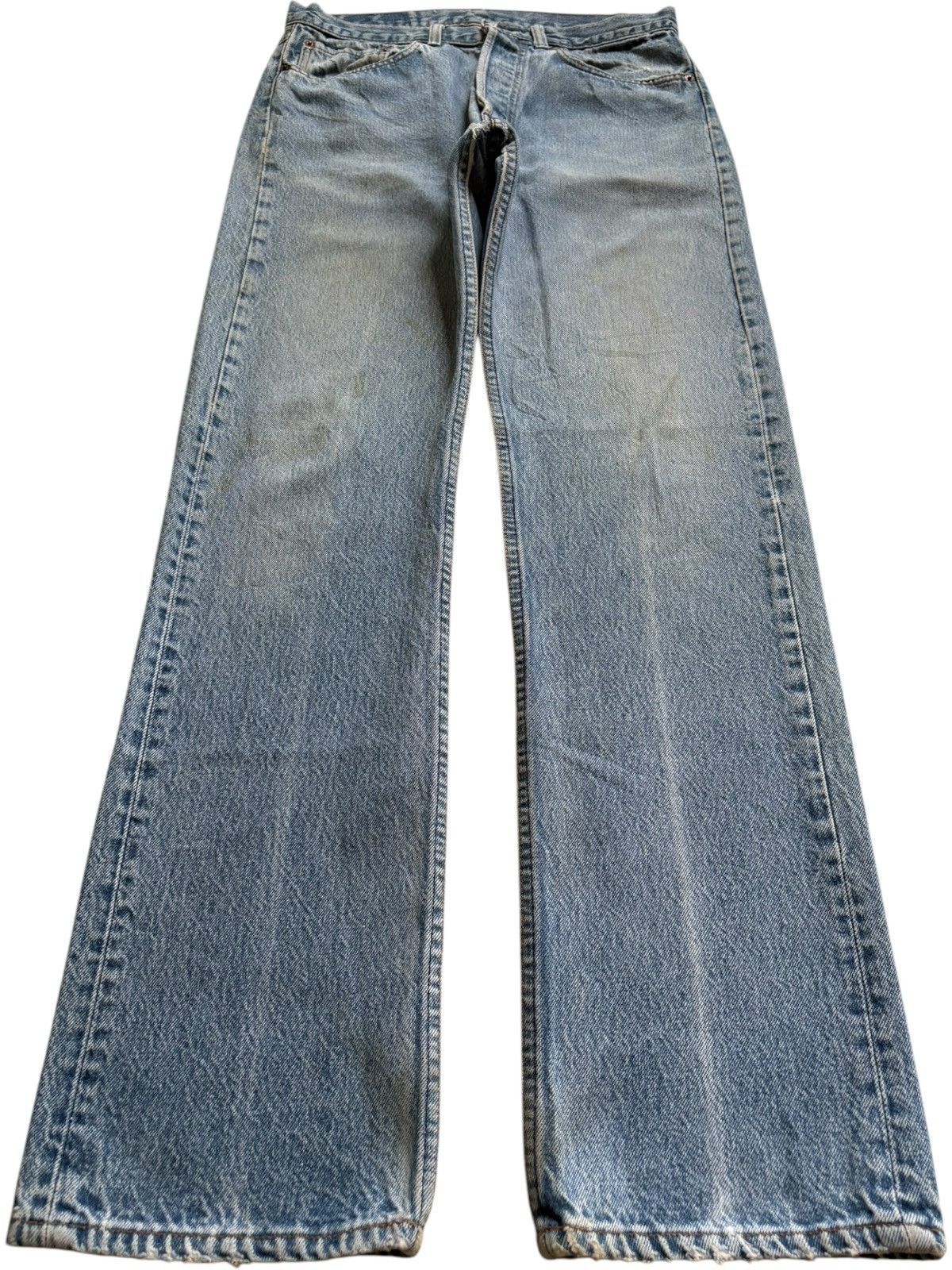 Levi's SALES🔥Vintage 90s Levis 501 Button Fly Mud Wash Jeans Size US 30 / EU 46 - 1 Thumbnail