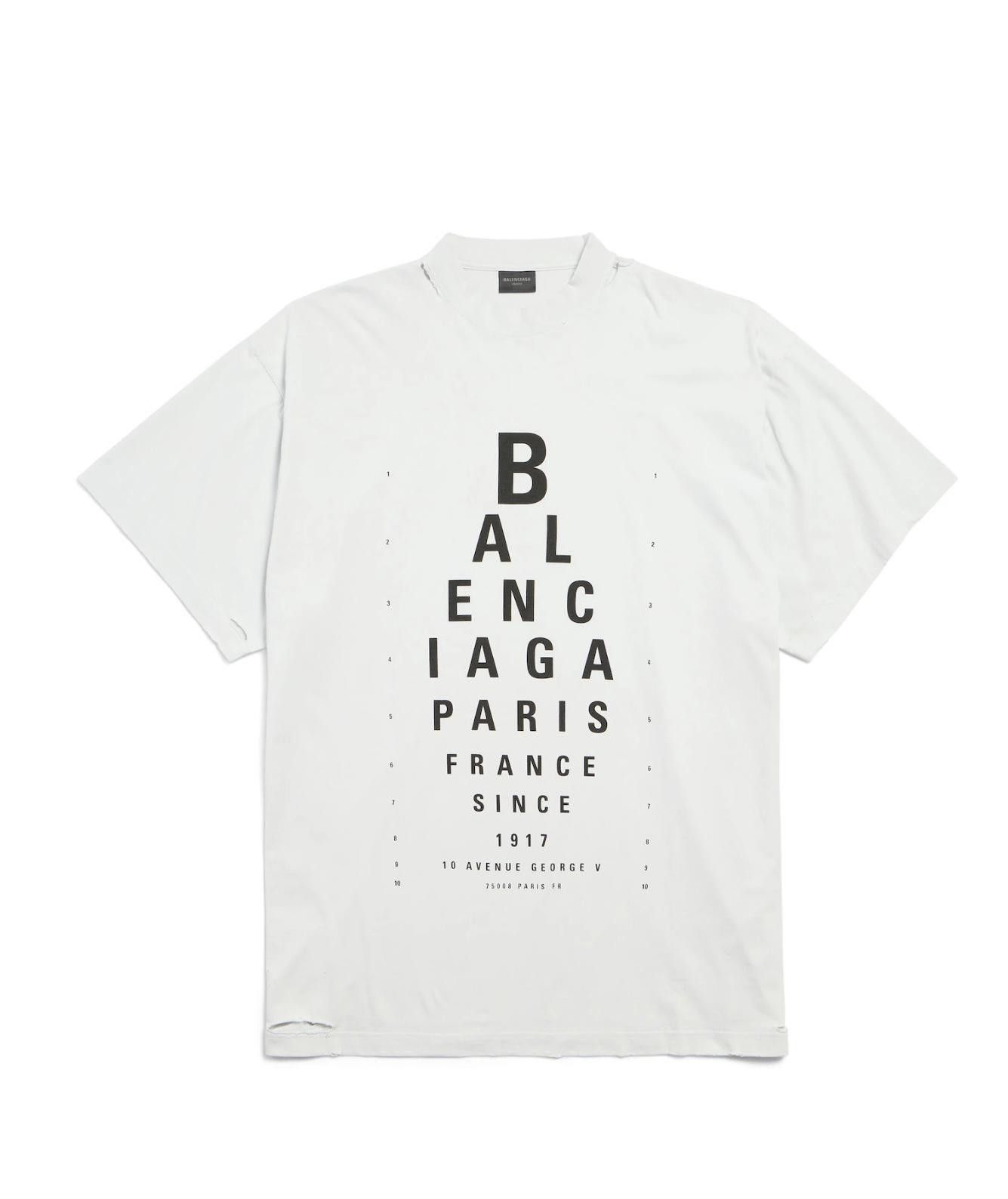 Balenciaga BALENCIAGA WOMEN’S OPTICAL T-SHIRT OVERSIZED SIZE 4 Size ONE SIZE - 1 Thumbnail