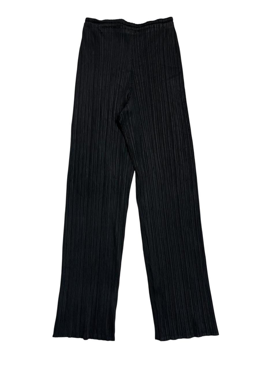 Pleats Please Issey Miyake Pleats Please Issey Miyake Long Pants Black Size 22" - 2 Thumbnail