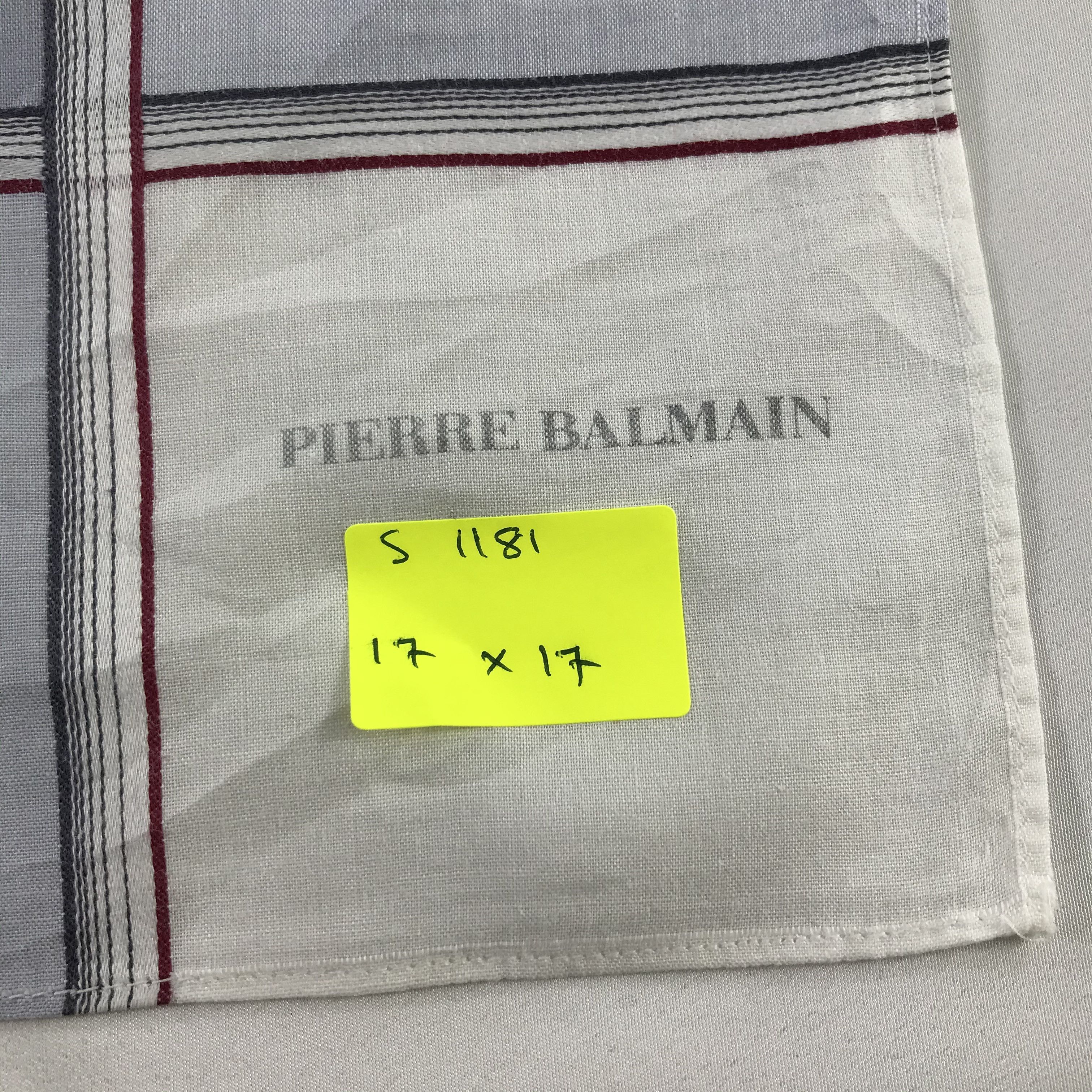 Pierre Balmain × Vintage Pierre Balmain Bandana / Handkerchief / Neckerchief - S1181 Size ONE SIZE - 5 Thumbnail