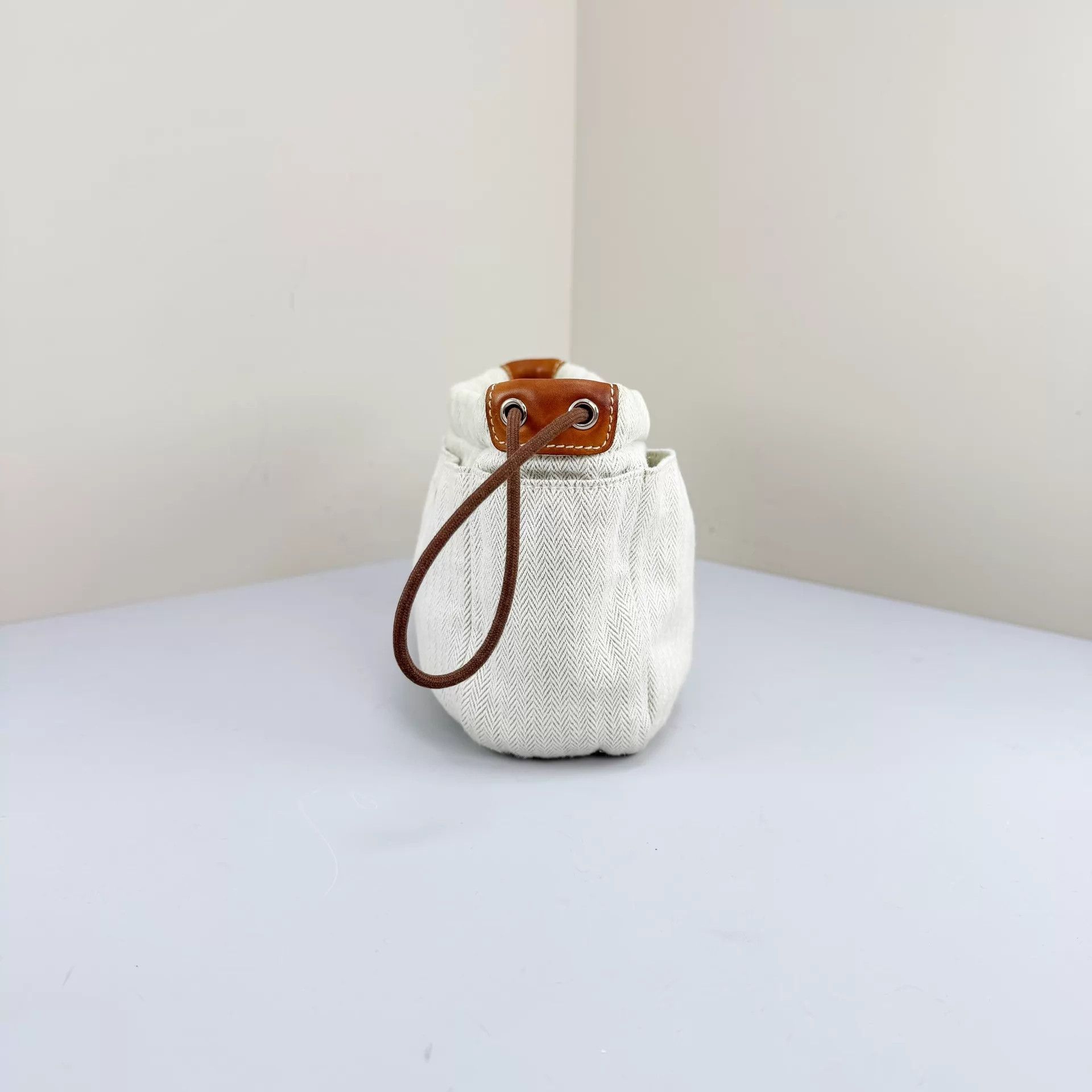 Hermes Hermes Fourbi Canvas Leather Inner Bag 98 New Size ONE SIZE - 2 Thumbnail