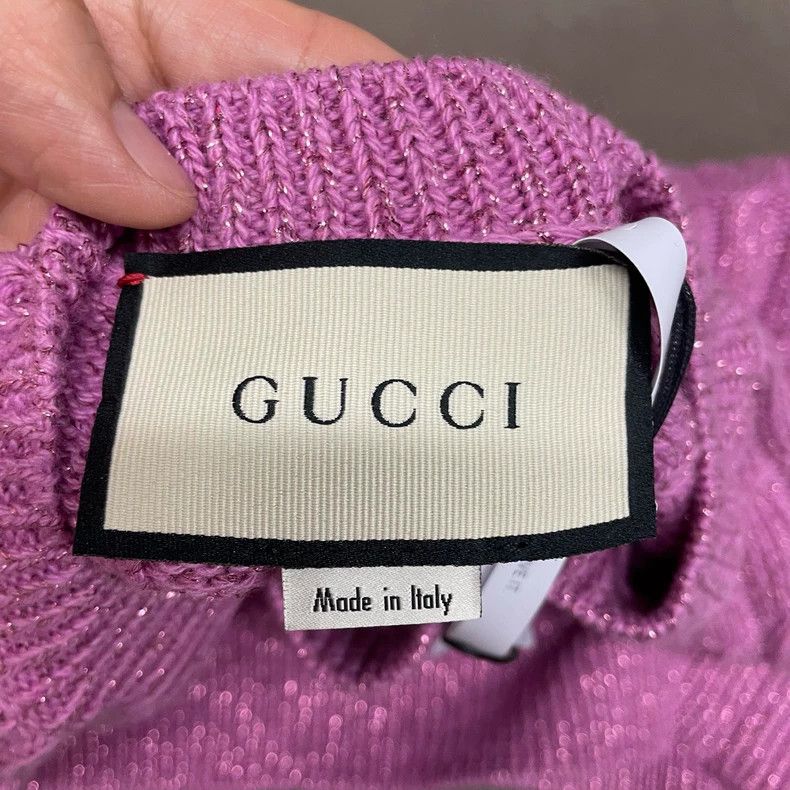 Gucci Gucci Pink glitter sweater Size S / US 4 / IT 40 - 5 Thumbnail