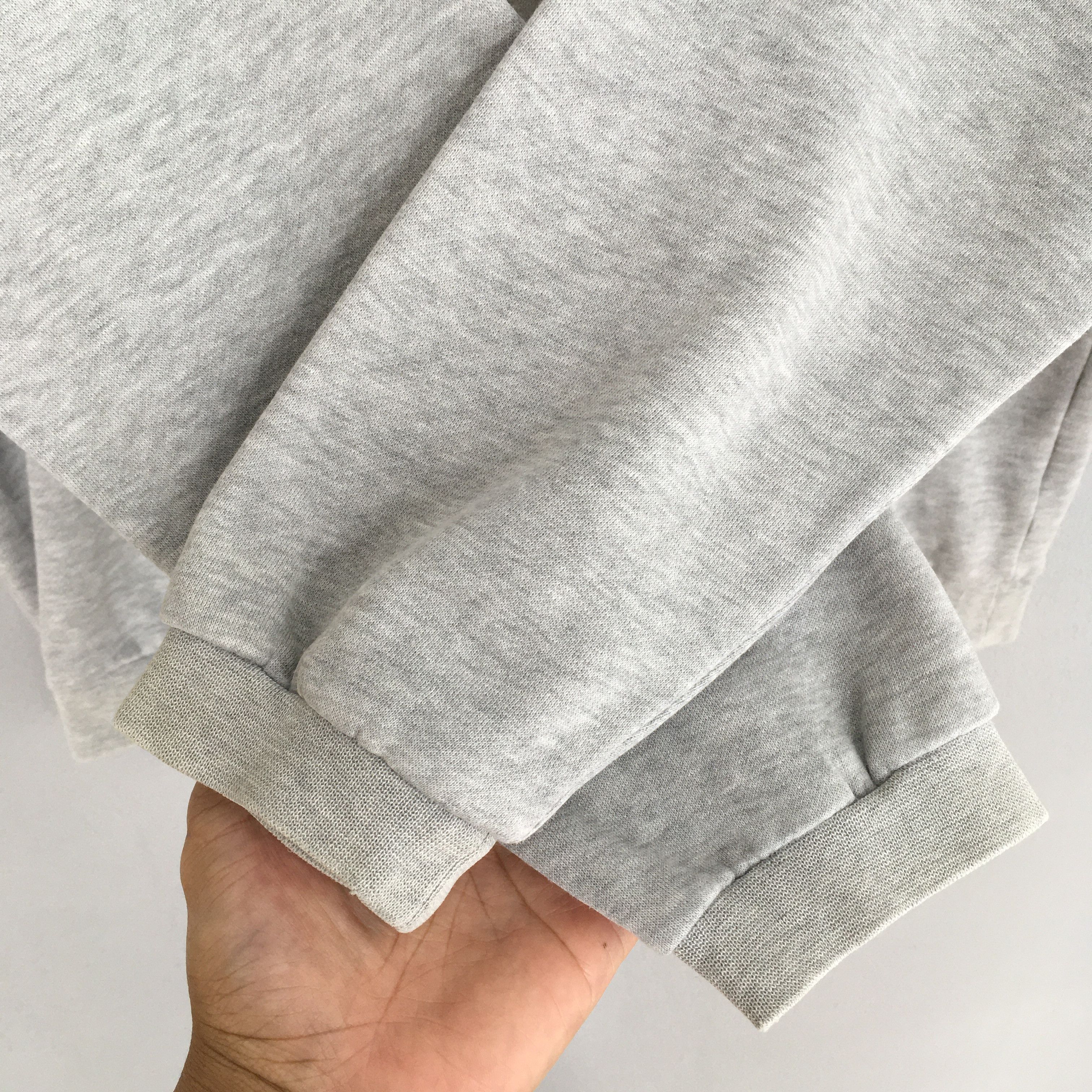 Nike Vintage 90s Nike Swoosh Gray Sweatshirt Women Large Size L / US 10 / IT 46 - 3 Thumbnail