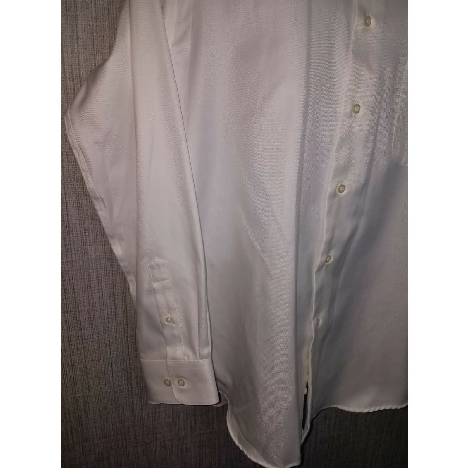 Pronto Uomo VINTAGE Pronto Uomo Men's Cotton Button-Down Shirt Long Sleeve Non-Iron Size 17 White Size US XL / EU 56 / 4 - 5 Thumbnail
