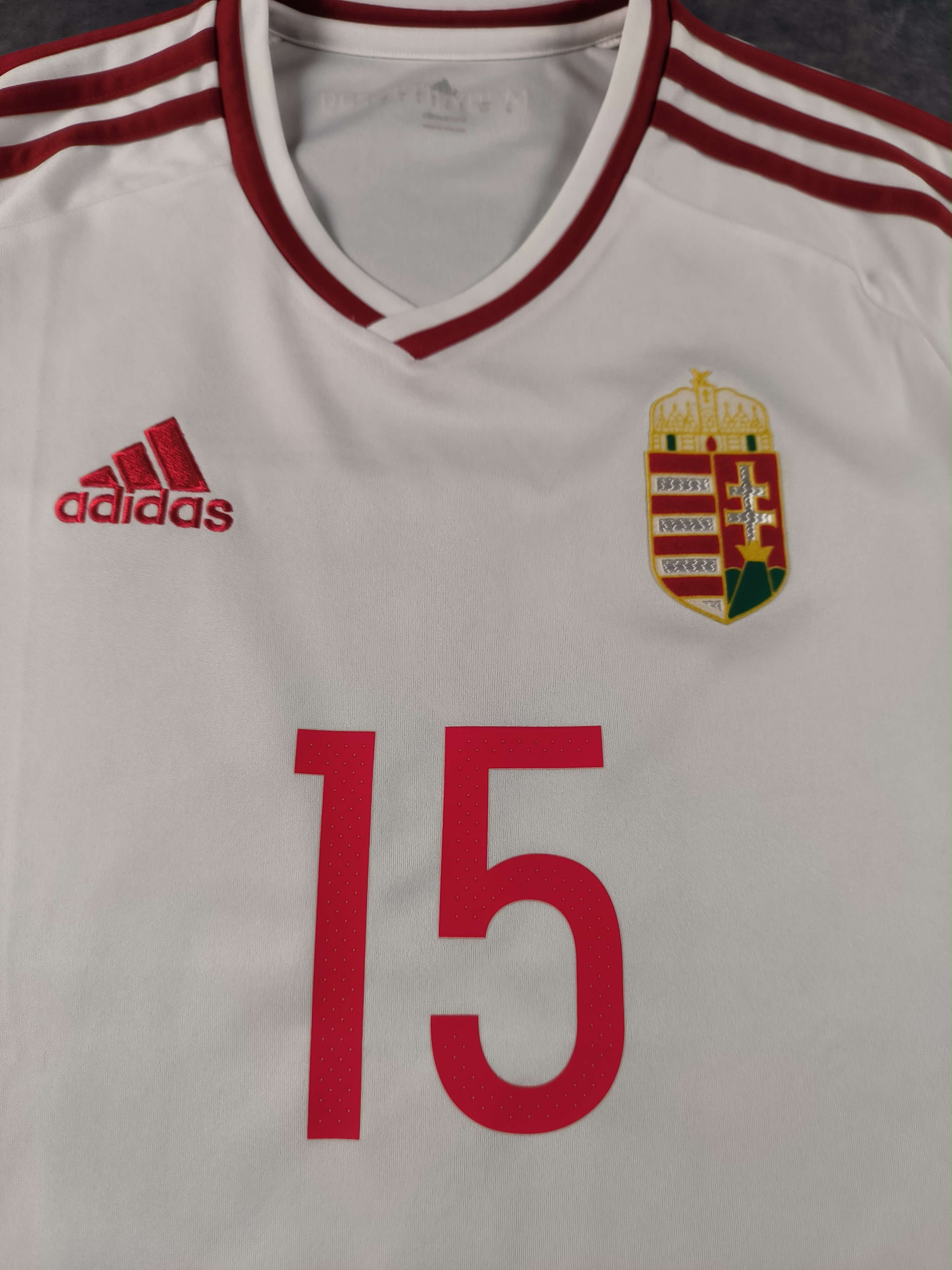 Adidas Hungary 2016-18 Adidas away #15 football jersey shirt size S Size US S / EU 44-46 / 1 - 3 Thumbnail