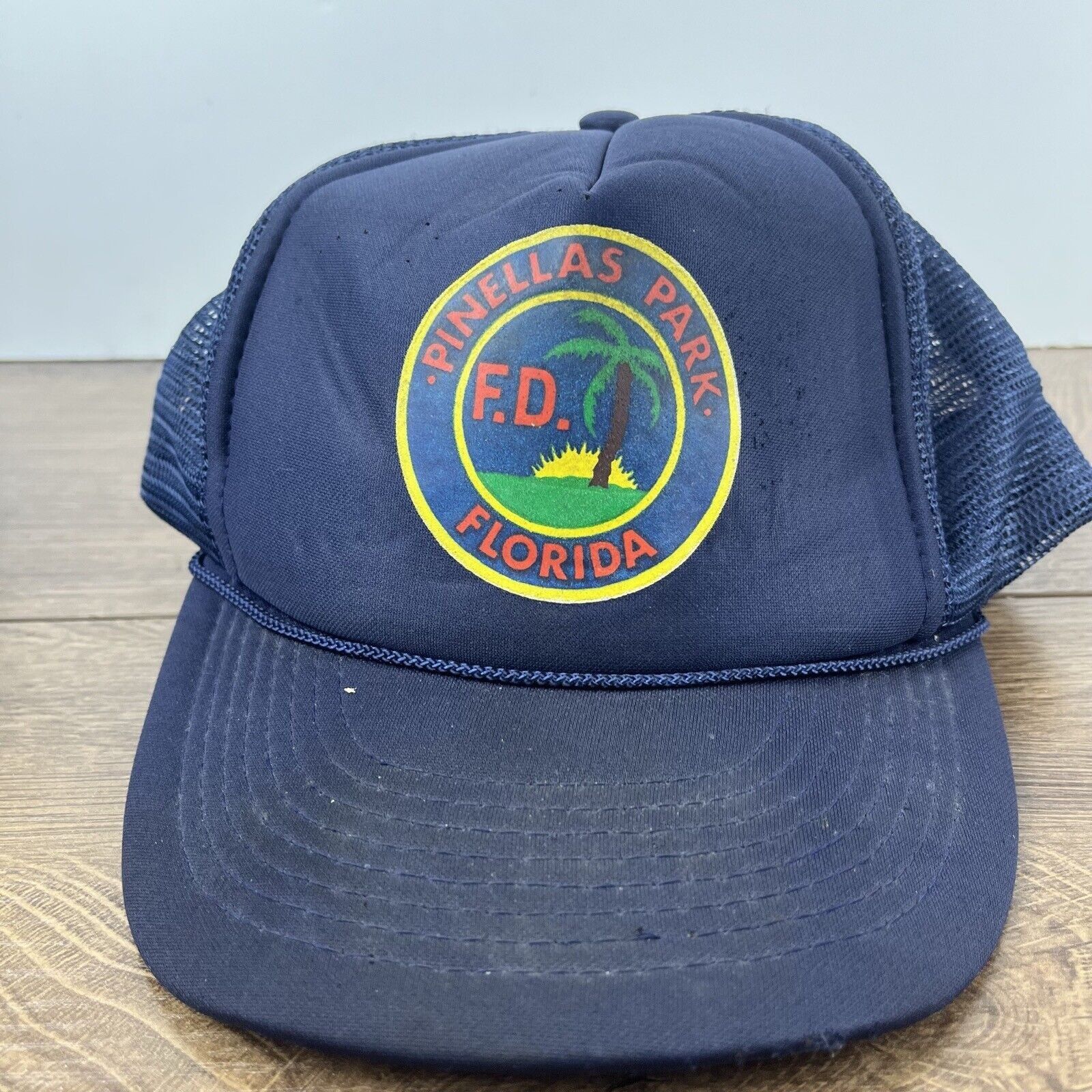 Other Pinellas Park Florida Hat Snapback Hat Blue Adjustable Hat B Size ONE SIZE - 3 Thumbnail