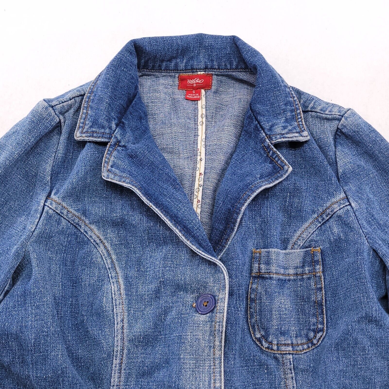 Mossimo Mossimo Button Up Denim Jacket Womens Size Small S Blue Size S / US 4 / IT 40 - 1 Thumbnail