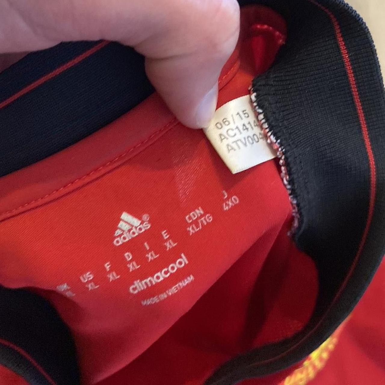 Adidas 2015-16 Manchester United Adidas Chevrolet Football Shirt Size US XL / EU 56 / 4 - 4 Thumbnail