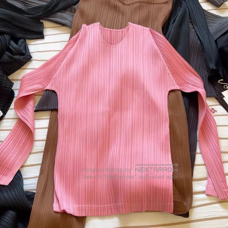 Issey Miyake Issey Miyake Pink Long Sleeve Size XL / US 12-14 / IT 48-50 - 1 Thumbnail