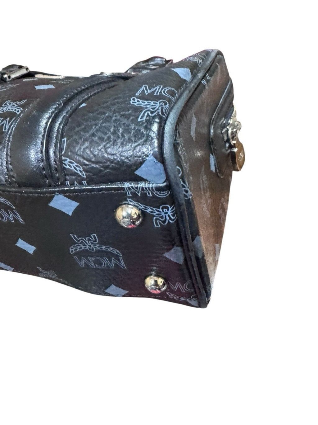 MCM MCM Visetos Black Boston Satchel Size ONE SIZE - 11 Thumbnail