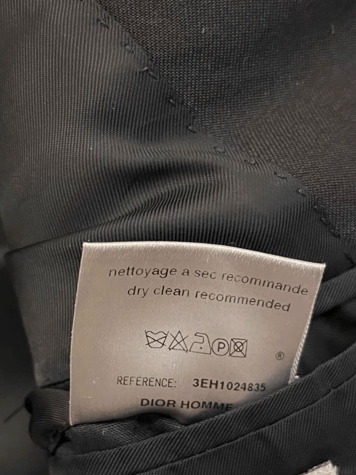 Dior Dior Sz 48 Dior Homme 03SS Follow Me Single Button Smoking Size US M / EU 48-50 / 2 - 4 Thumbnail