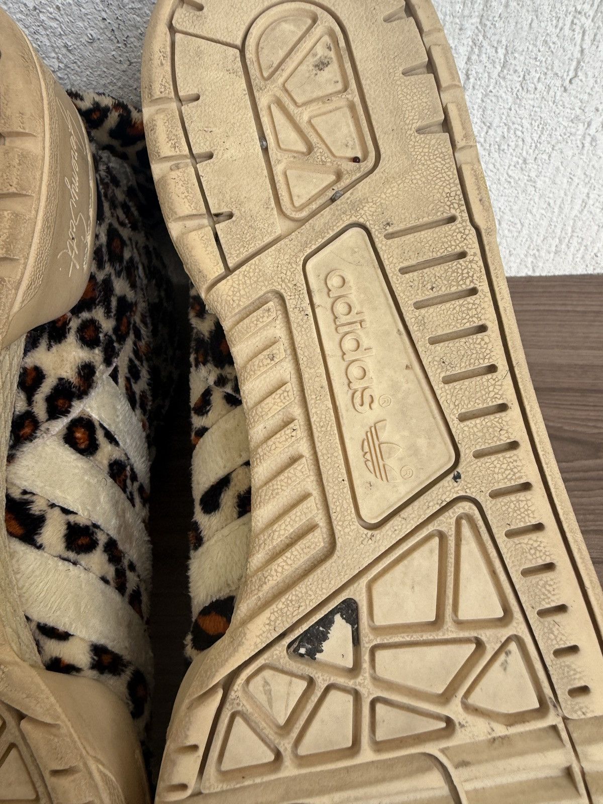 Adidas × Jeremy Scott Leopard sandstorm sneaker Size US 11 / EU 44 - 21 Thumbnail