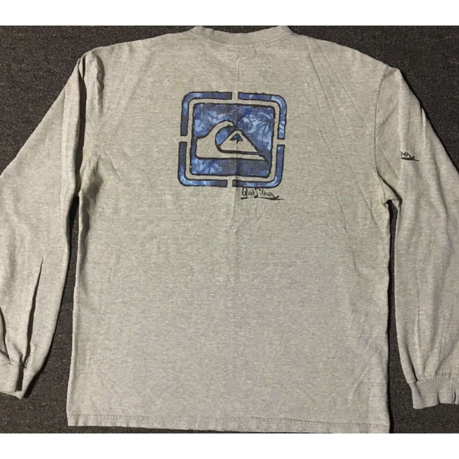 Volcom Vtg 90s Quiksilver Boardriding Faded Shirt L Surf Skate Grunge Vaporwave OP TC Size US L / EU 52-54 / 3 - 2 Thumbnail