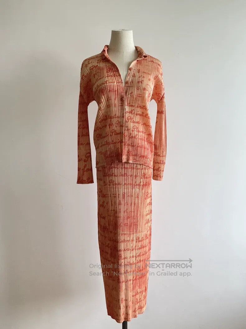 Issey Miyake Issey Miyake Orange Coat Size L / US 10 / IT 46 - 4 Thumbnail