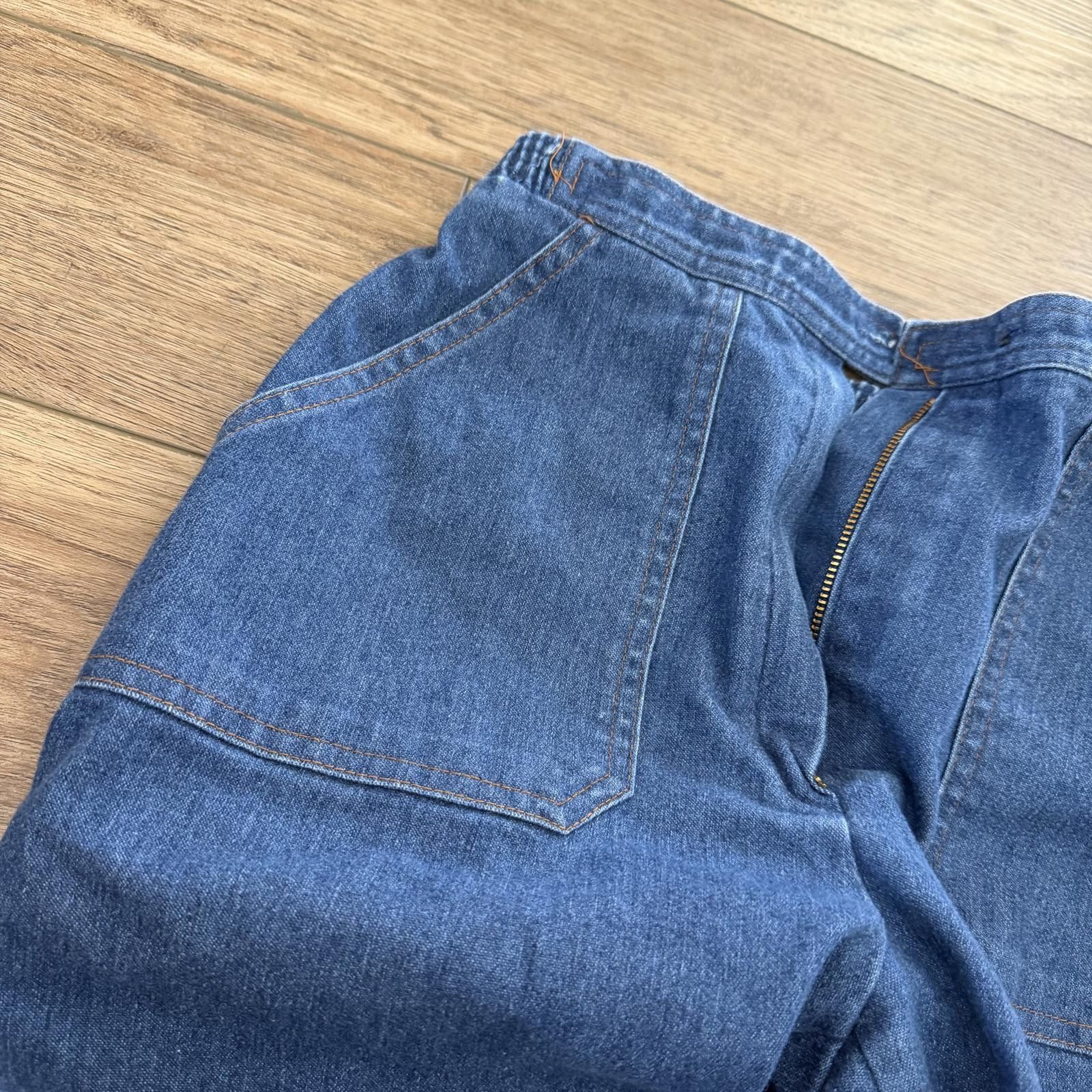 Other Vintage 80s Koret City Blues Denim Pants NO BUTTON Size 32" / US 10 / IT 46 - 2 Thumbnail