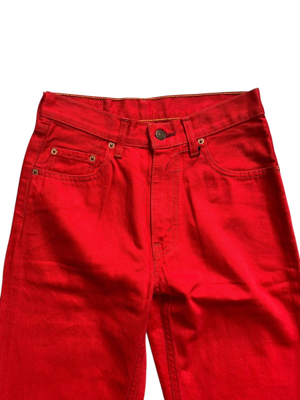 Levi's Vintage Clothing Rare!!! Vintage Levis 512 Red 90's Valencia Denim Pants Size US 32 / EU 48 - 2 Thumbnail