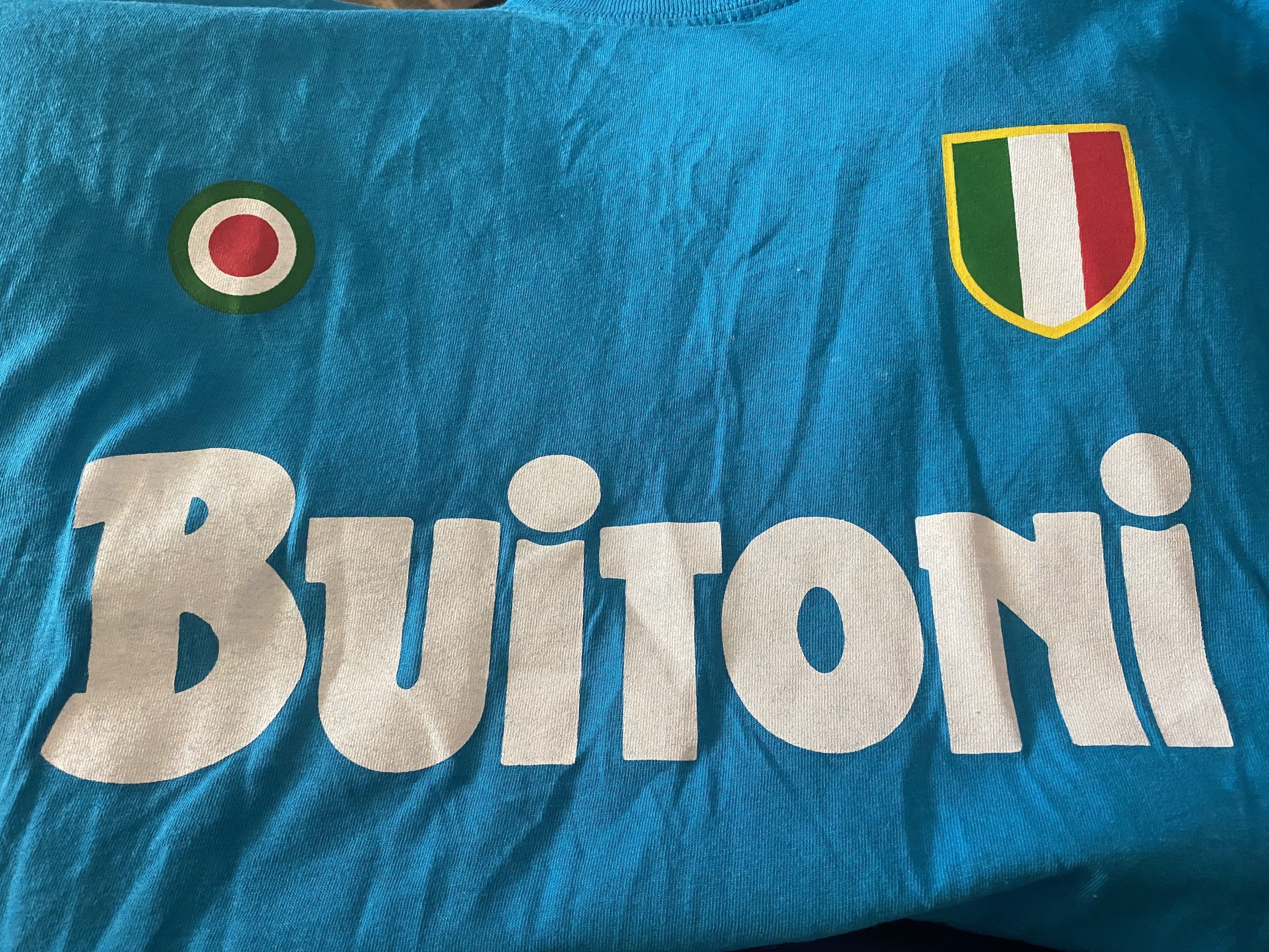 Fruit Of The Loom Vintage SSC NAPOLI #0 MARADONA cotton - XXL - UNIQUE Size US XXL / EU 58 / 5 - 3 Thumbnail