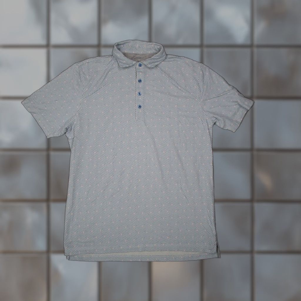 johnnie-O Johnnie-O Men's Blue Linxter Golf Polo Shirt Large Size US L / EU 52-54 / 3 - 1 Thumbnail