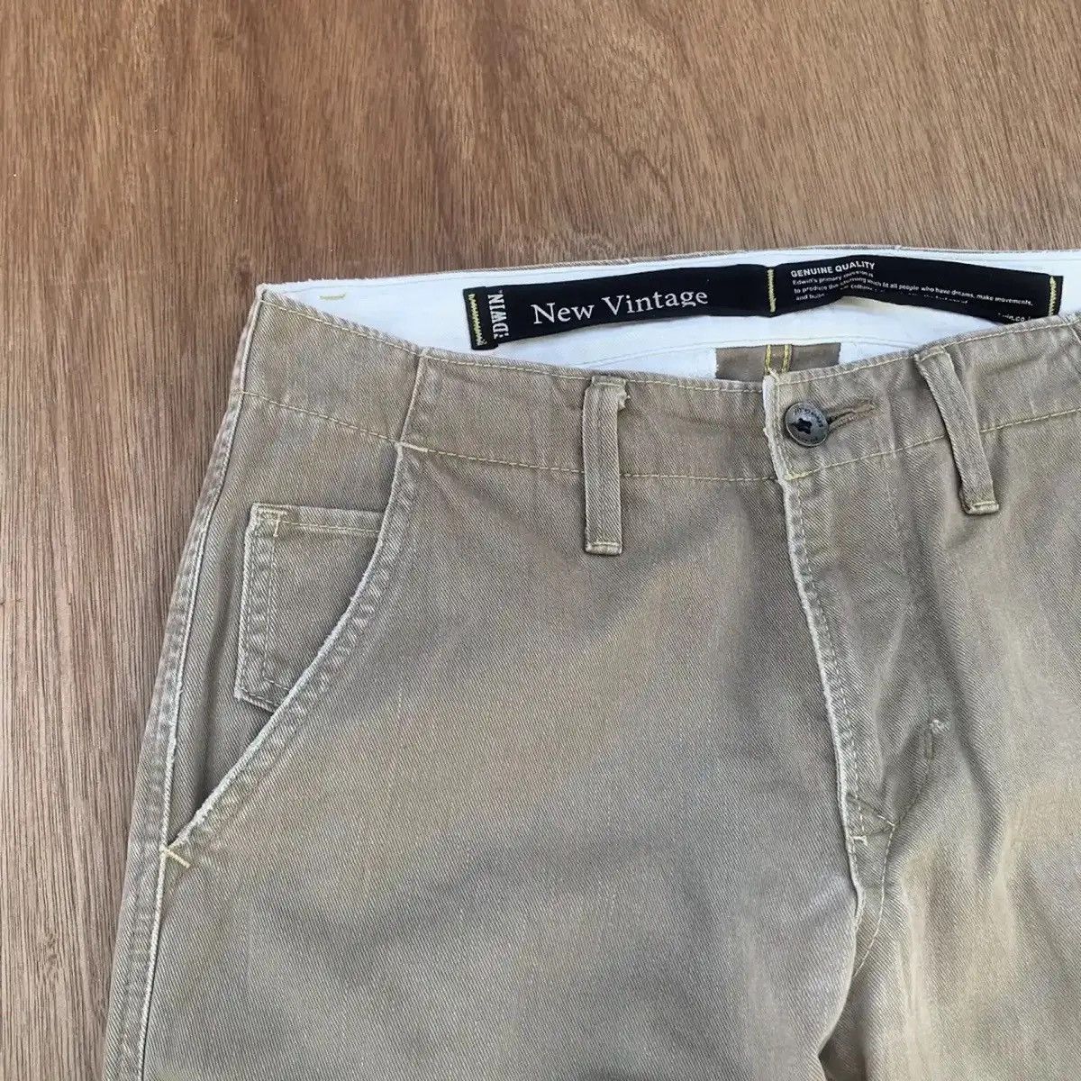 Japanese Brand JAPANESE VINTAGE EDWIN TROUSERS DISTRESSED BLANK FADED PANTS Size US 30 / EU 46 - 8 Thumbnail