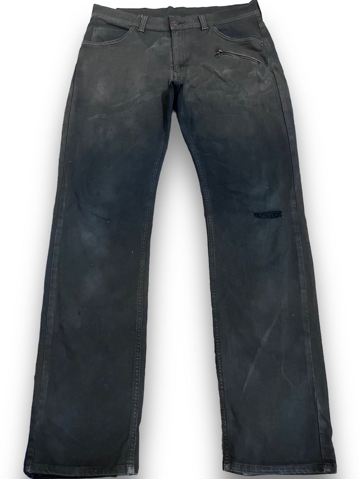 Lee Vintage Lee riders Stone Wash Distress Style Denim Size US 34 / EU 50 - 1 Thumbnail