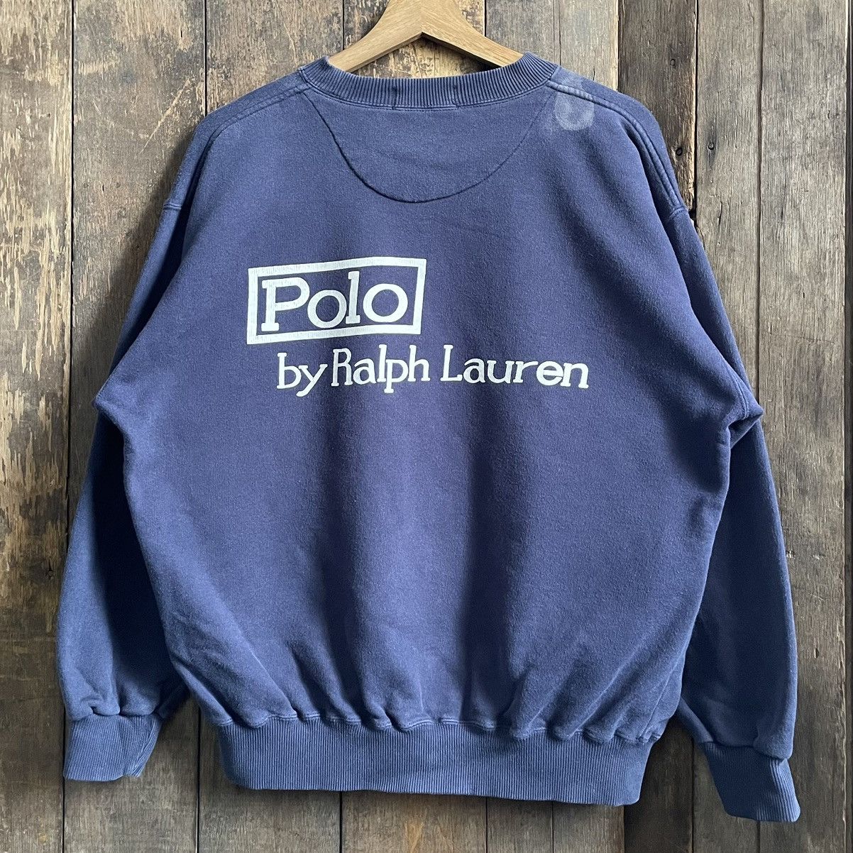 Vintage Polo Ralph Lauren Big popular logo sweatshirt crewneck sweatshirt