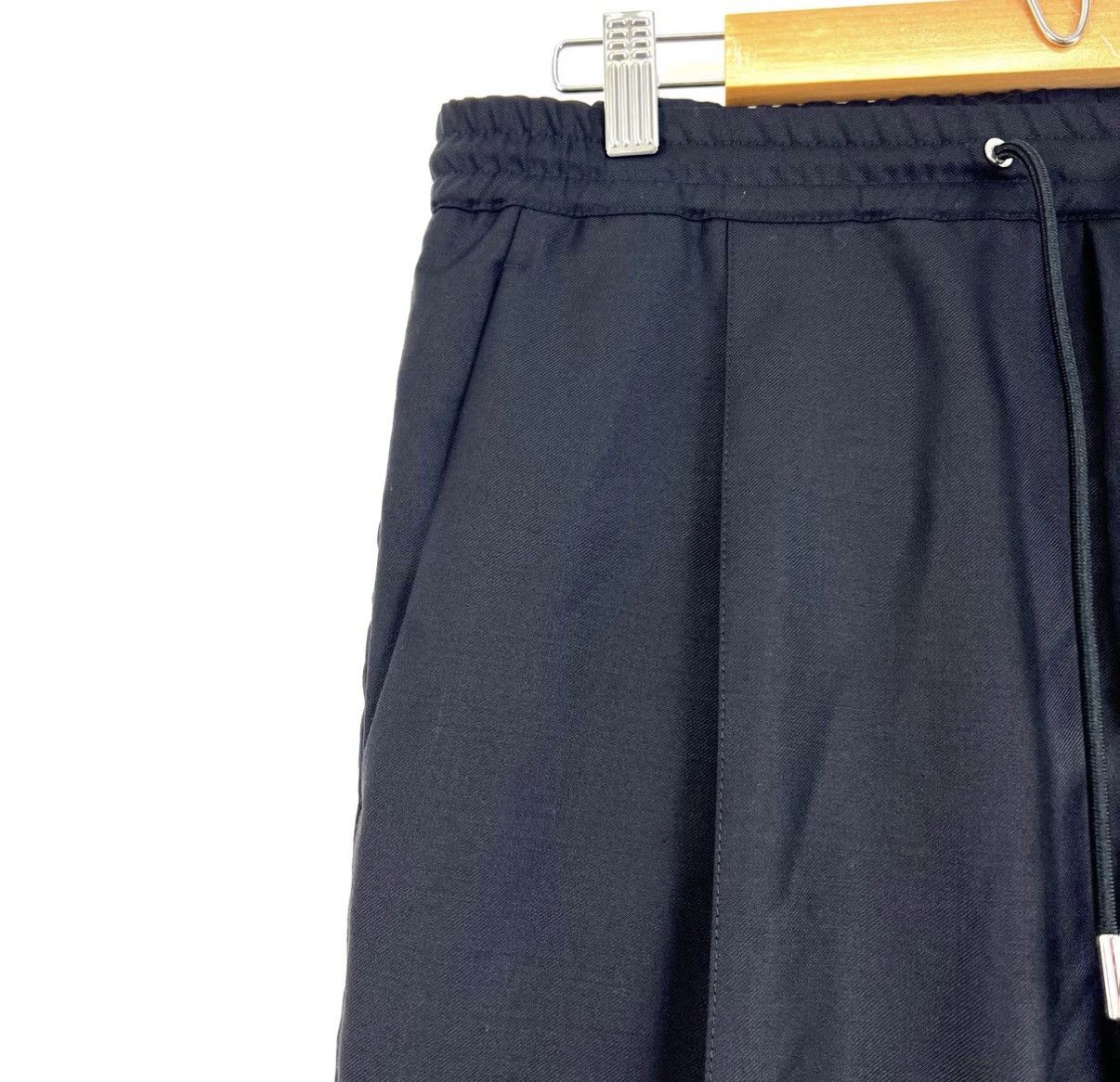 Dior Dior Black Drawstring Mid Waist Knit Track Pants K12 Size US 32 / EU 48 - 4 Thumbnail