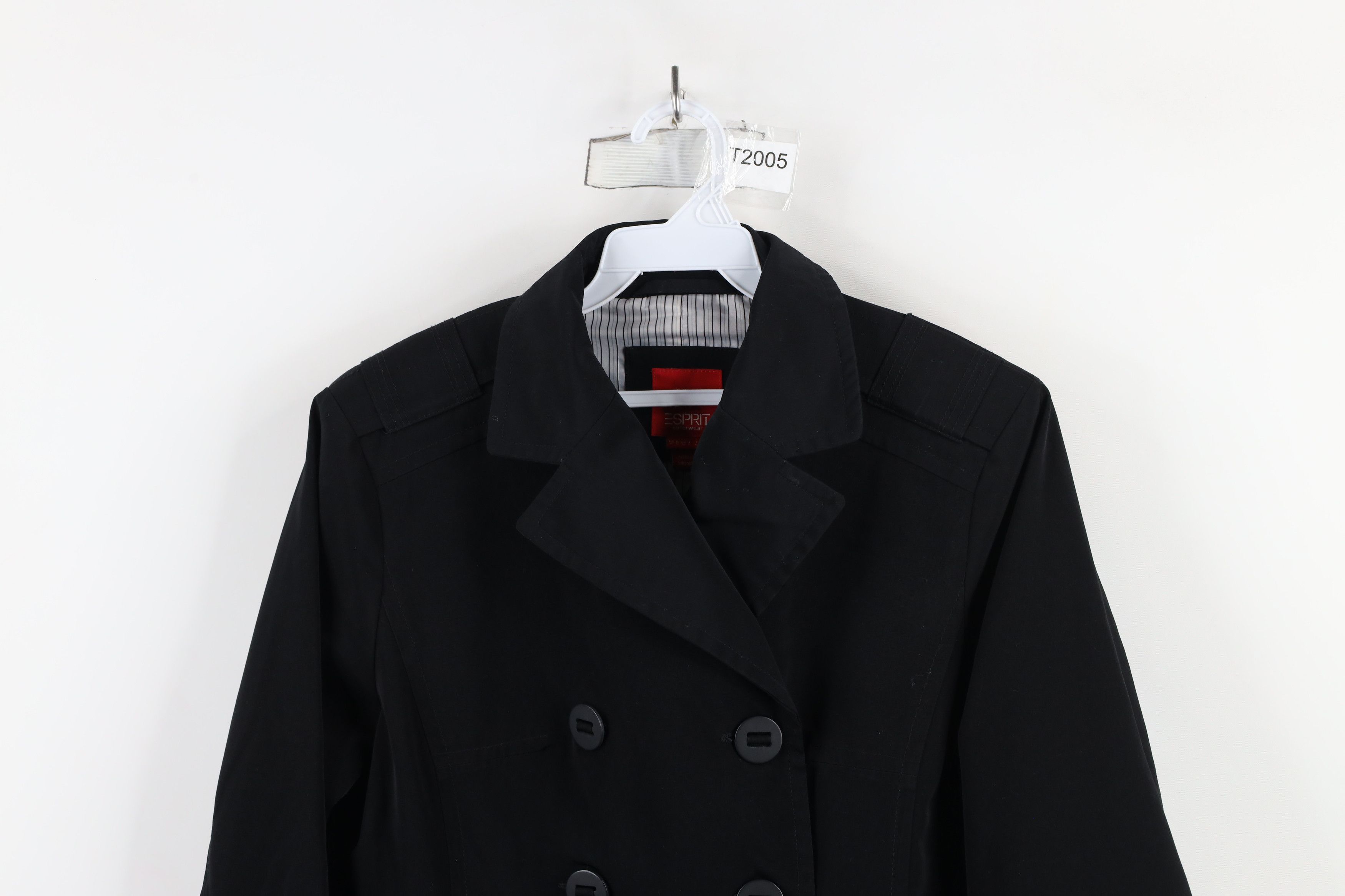 Esprit × Vintage Vintage 90s Y2K Esprit Double Breasted Peacoat Jacket Size M / US 6-8 / IT 42-44 - 2 Thumbnail