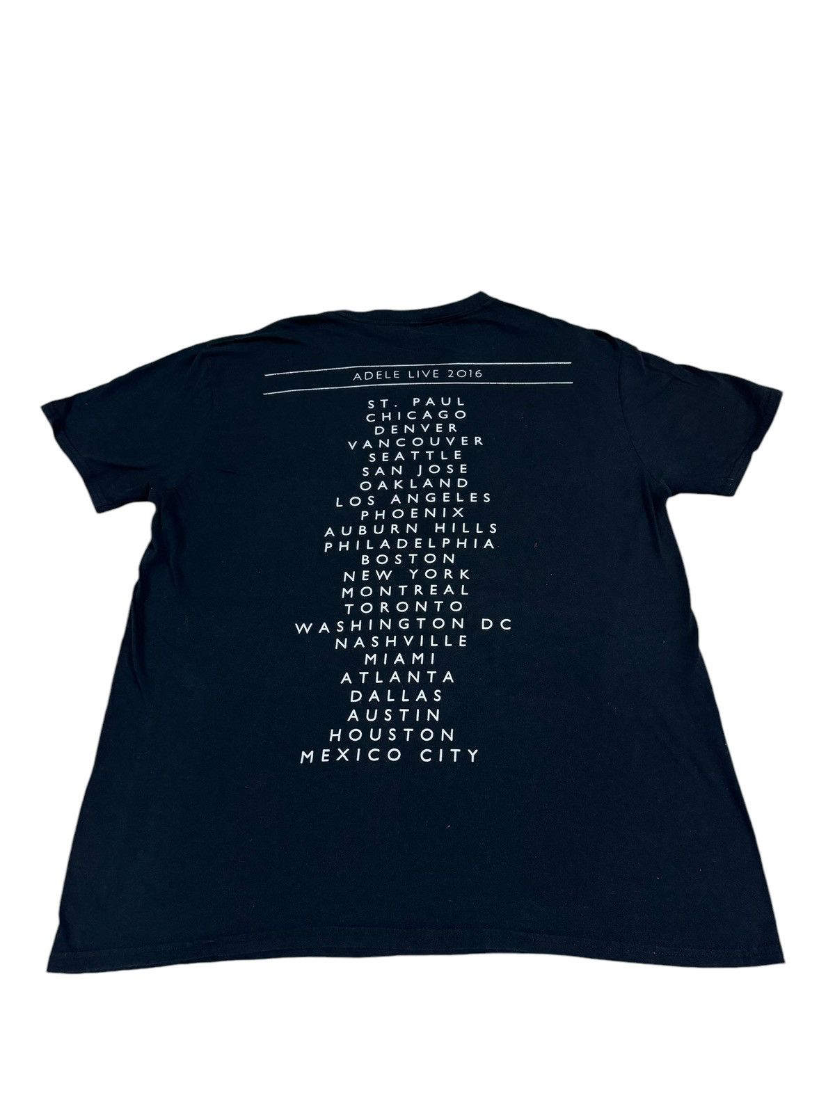 Band Tees ADELE Live 2016 Tour Shirts Size US L / EU 52-54 / 3 - 4 Thumbnail
