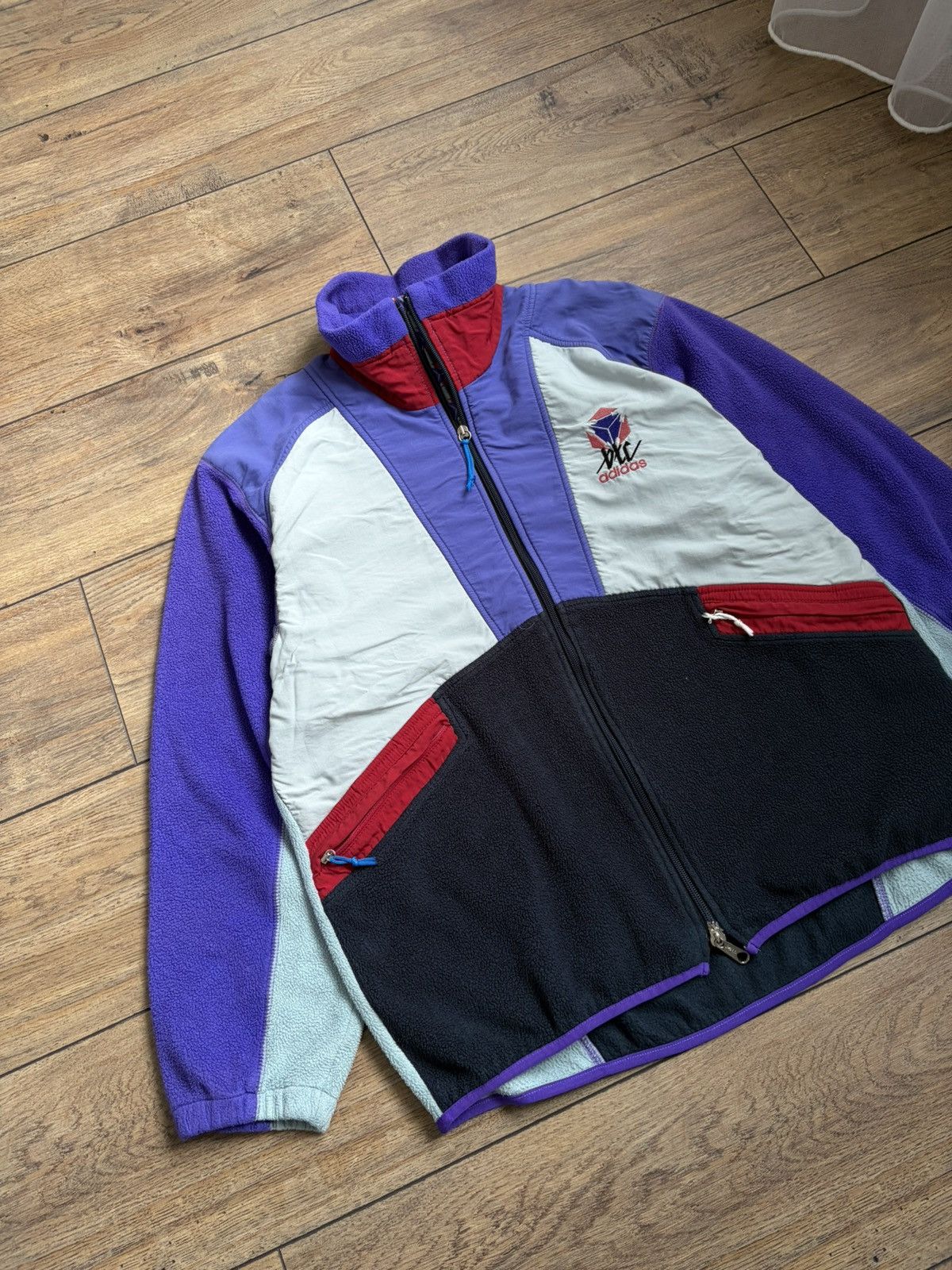 Adidas Rare Vintage Adidas Polartec Fleece Jacket Retro 90’s Size US XL / EU 56 / 4 - 3 Thumbnail