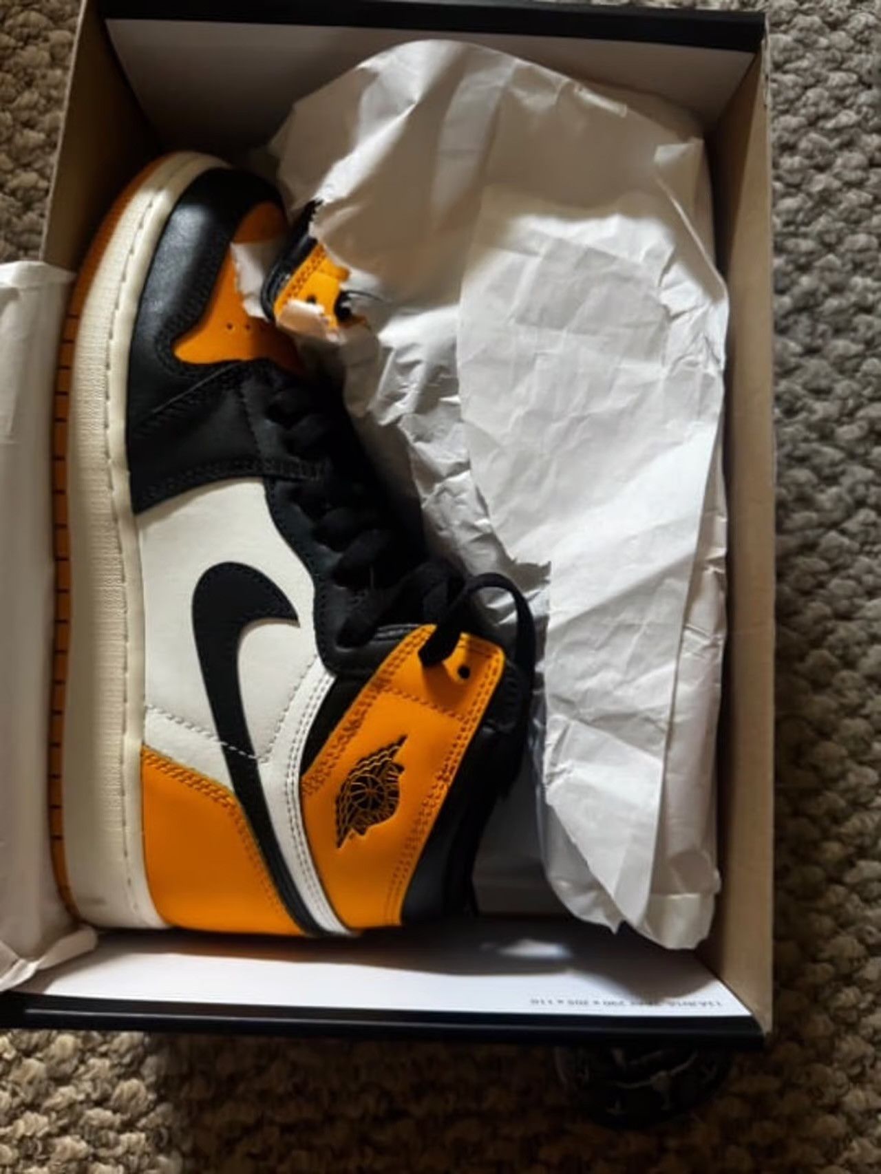 Jordan Brand Jordan 1 Yellow Toe Size US 7 / EU 40 - 2 Thumbnail