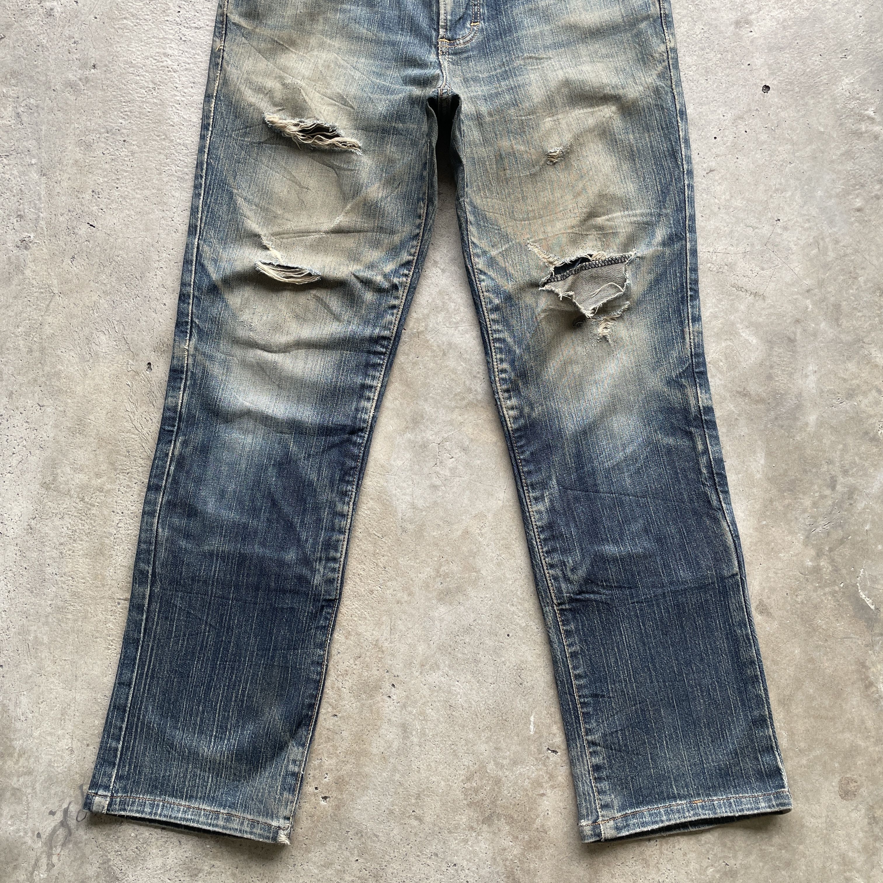 Edwin × Jean Vintage Edwin x Motor Head Rusty Jeans Sick Denim Pants Size US 31 - 3 Thumbnail