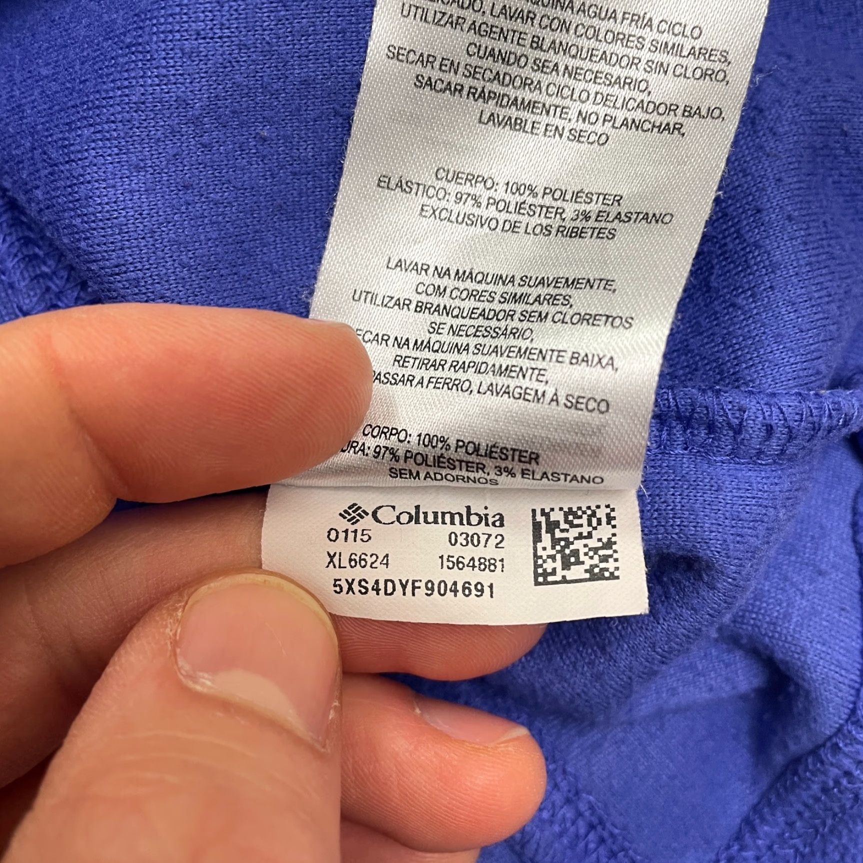 Vintage Columbia Jacket Womens Small Blue 1/4 Zip Fleece Lightweight Outdoor Mid-Length Regular Fit Size S / US 4 / IT 40 - 7 Thumbnail