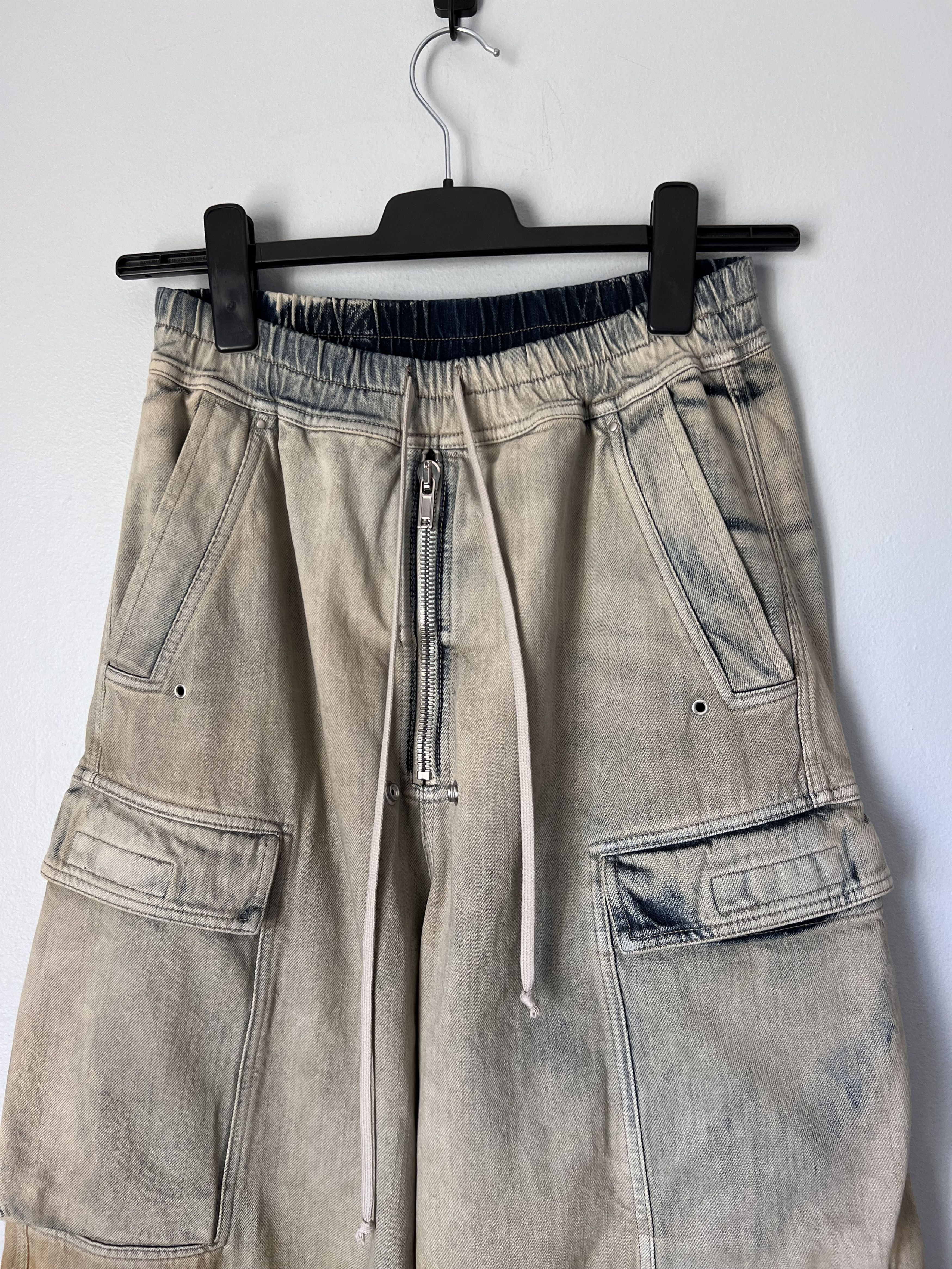 Rick Owens Drkshdw Rick Owens DRKSHDW Double Cargo Jumbo Belas in Sky Orange Size US 30 / EU 46 - 2 Thumbnail