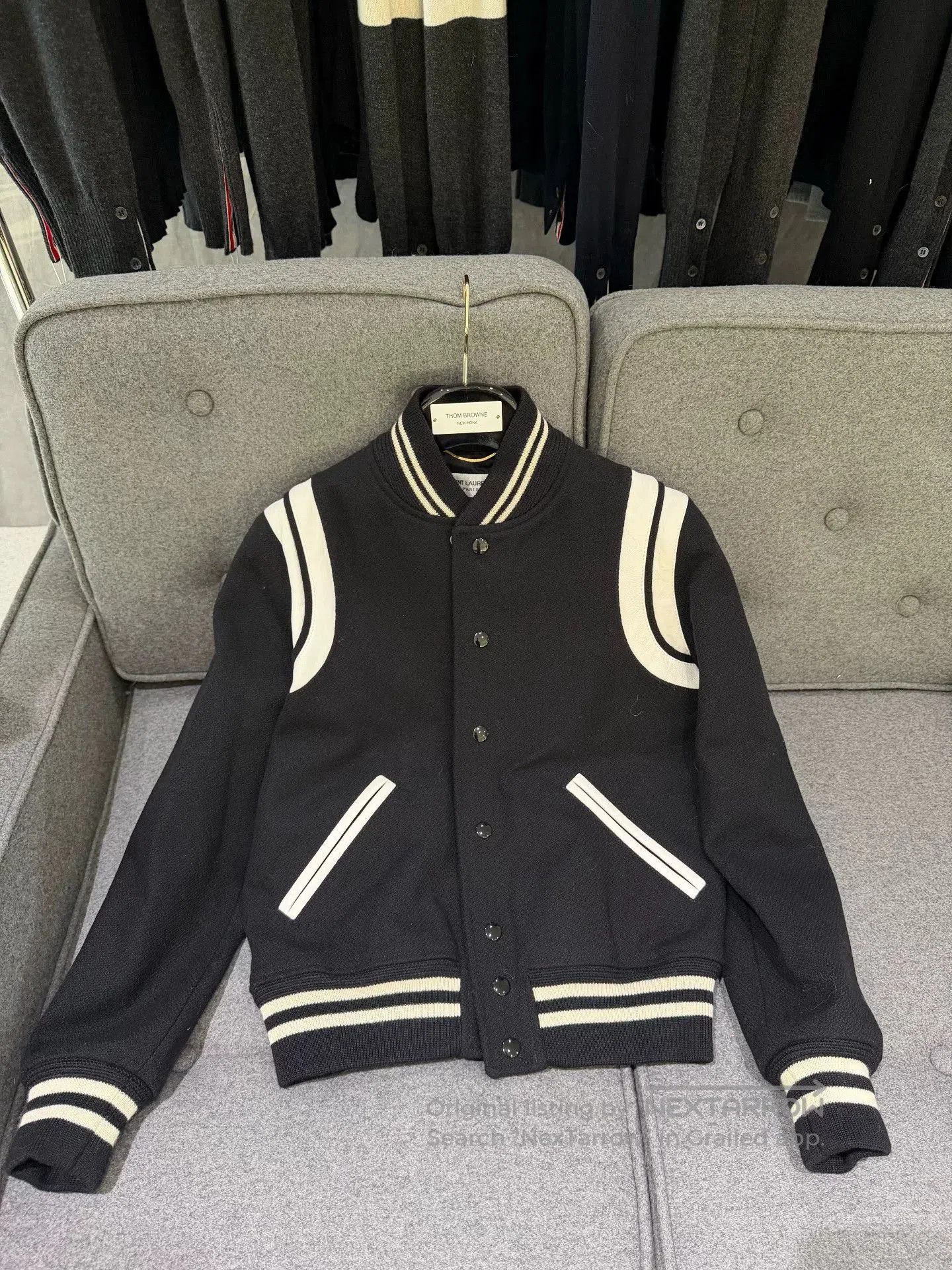 Saint Laurent Paris Saint Laurent Varsity Jacket. Size US XXS / EU 40 - 3 Thumbnail