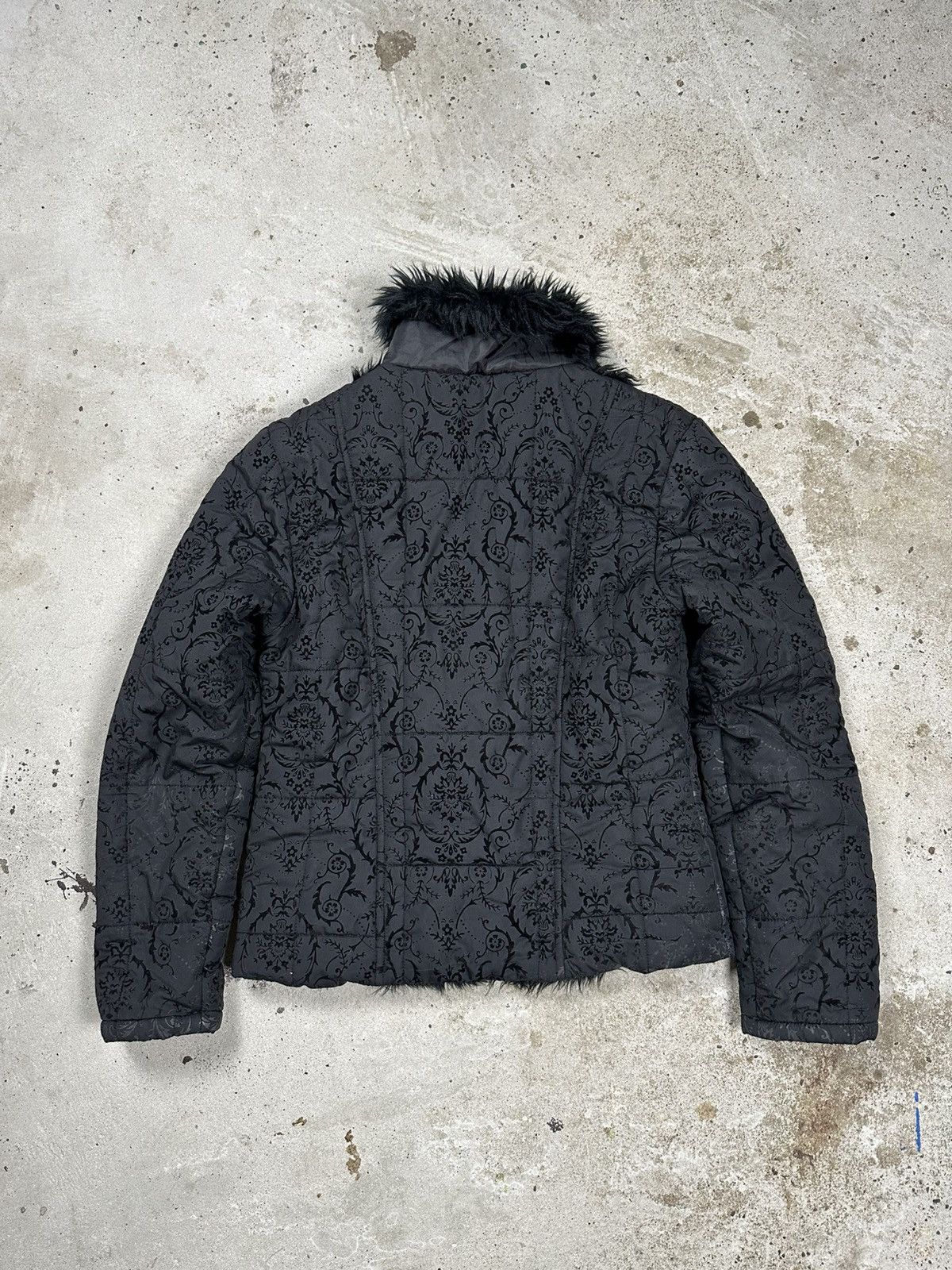 If Six Was Nine × Japanese Brand × Le Grande Bleu (L.G.B.) Vintage Y2K Faux Fur Collar Black Japanese Style Jacket Size US S / EU 44-46 / 1 - 2 Thumbnail