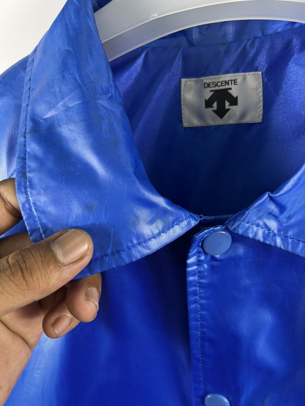 Descente 🔥 "WINGS" BASEBALL TEAM NYLON VARSITY JACKET - L Size US M / EU 48-50 / 2 - 11 Thumbnail