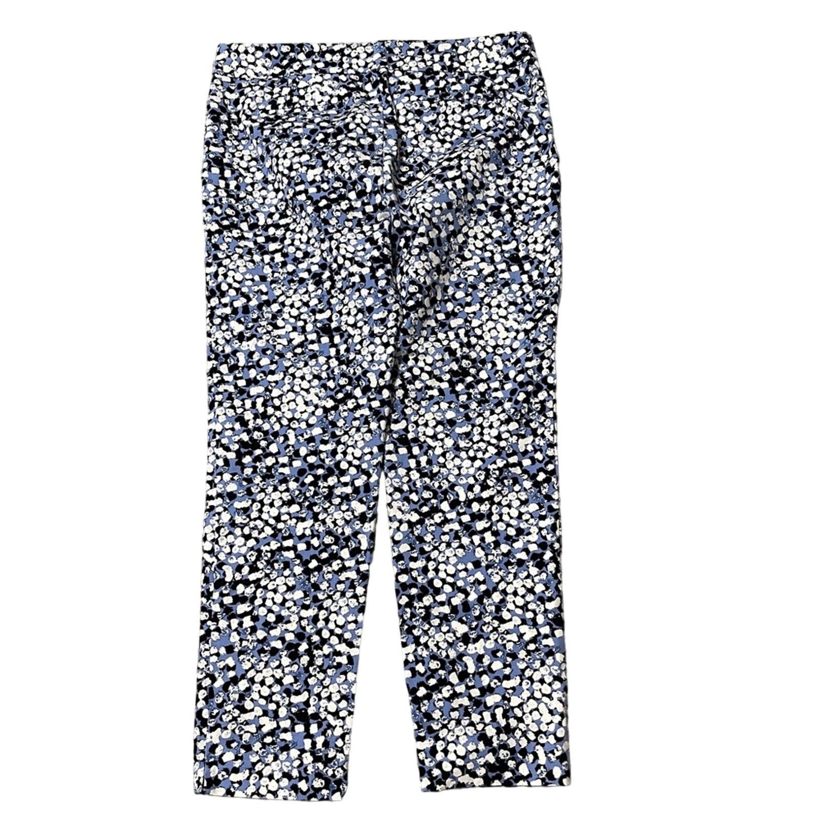 Other Talbots Fly Front Chatham Ankle Pants Blue Dot Size Size 14 Size 36" / US 14 / IT 50 - 3 Thumbnail