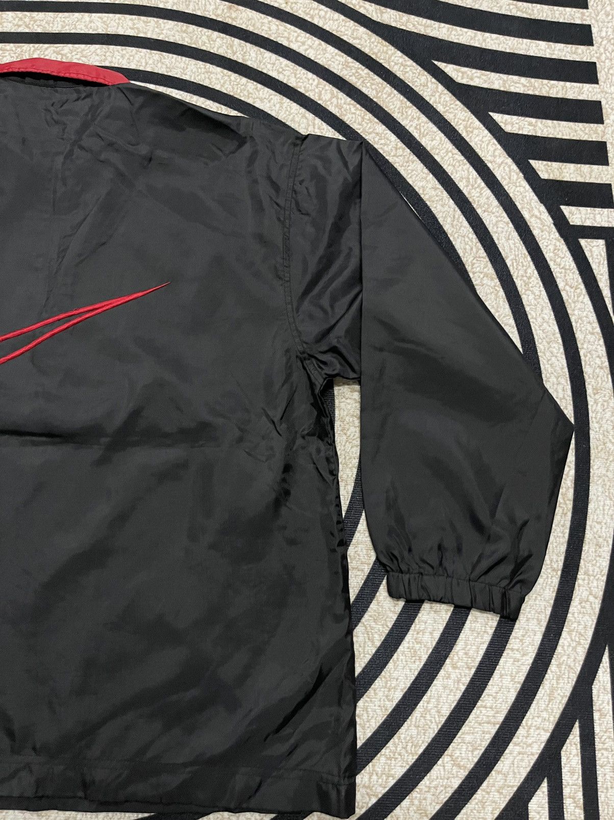 Nike × Vintage 90s NIKE EMBROIDERED LOGO HALF ZIPPER JACKET Size US L / EU 52-54 / 3 - 14 Thumbnail