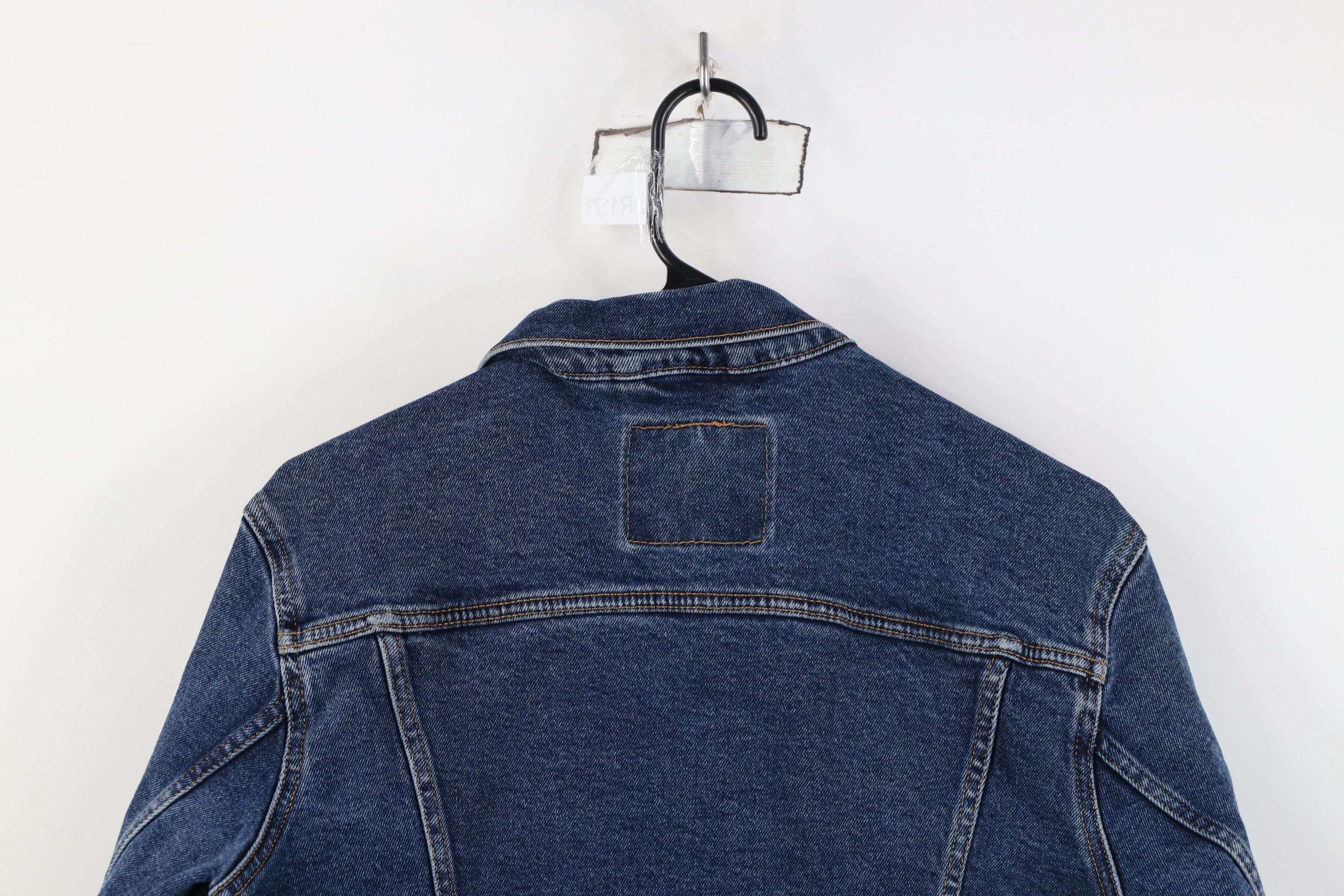 Levi's Vintage Y2K Levis Stretch Denim Jean Trucker Jacket Blue Size US S / EU 44-46 / 1 - 16 Thumbnail