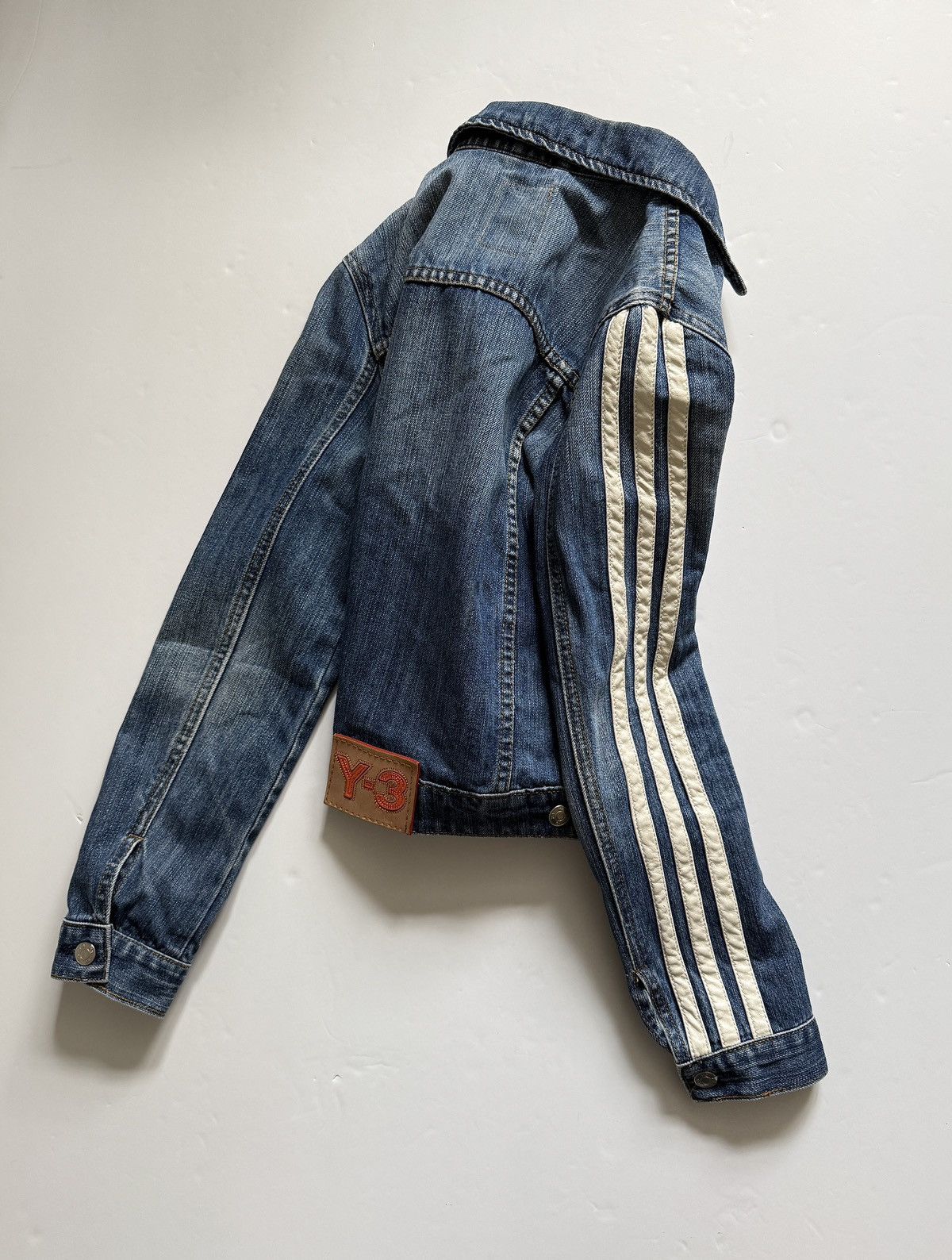 Y-3 Y-3 aw05’ striped Denim jacket Size M / US 6-8 / IT 42-44 - 5 Thumbnail