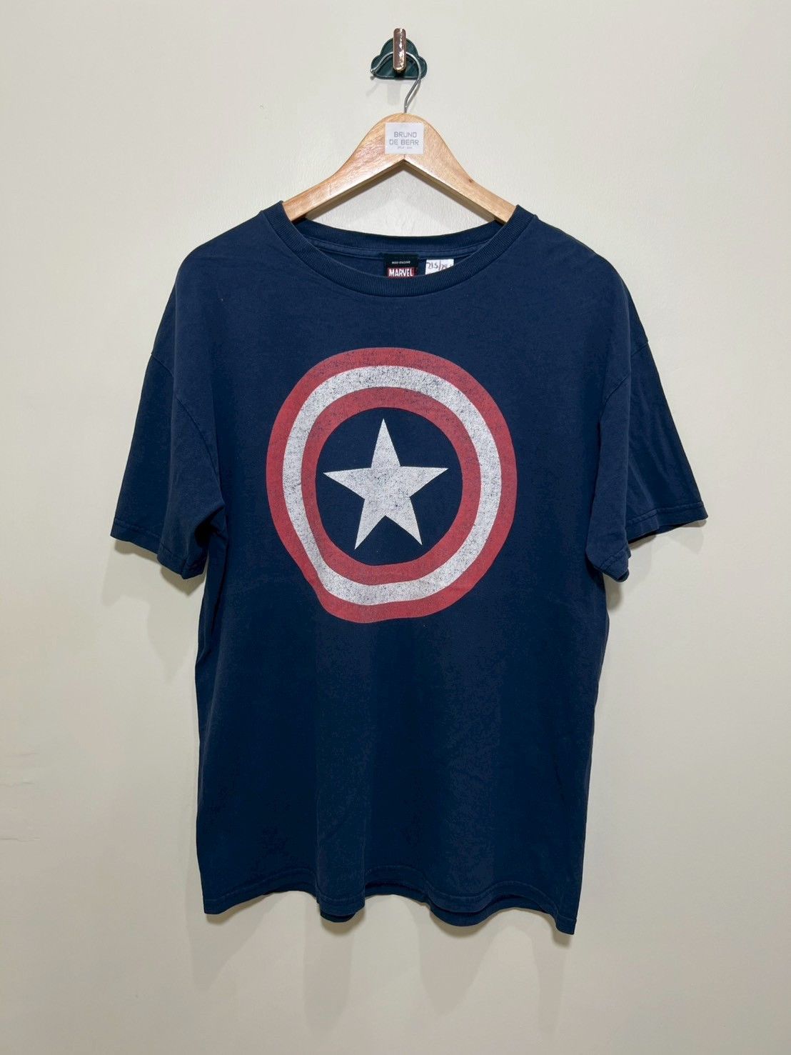 Marvel Comics × Vintage Vintage Marvel Captain America shirt bnz01 Size US L / EU 52-54 / 3 - 2 Thumbnail