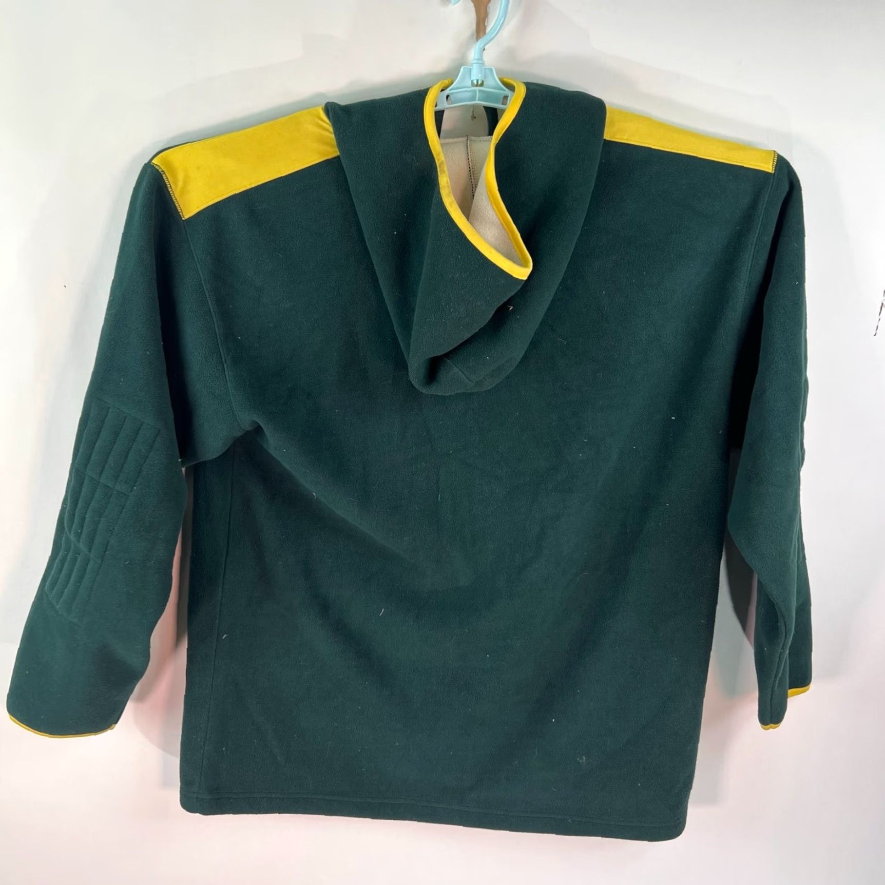 Vintage VINTAGE Infuze Hooded Jacket 1/4 Zip Fleece Green Pockets Size L Men Hoodie Pullover Size US L / EU 52-54 / 3 - 7 Thumbnail