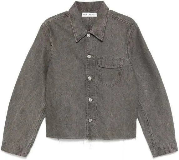 Our Legacy Our Legacy - Washed Grey Torino Stripe Cut
