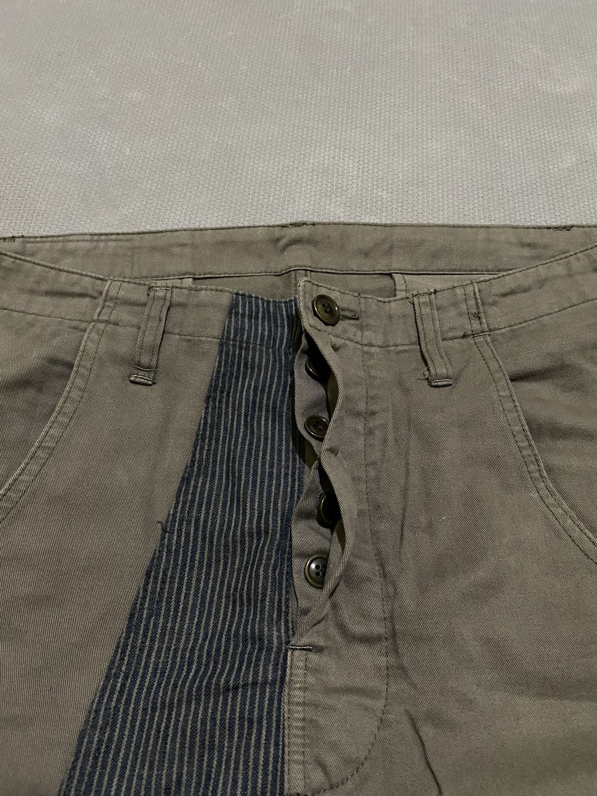 CABANE de ZUCCa × Issey Miyake × Japanese Brand Cabane de Zucca issey miyake Patchwork Pants Size US 34 / EU 50 - 9 Thumbnail
