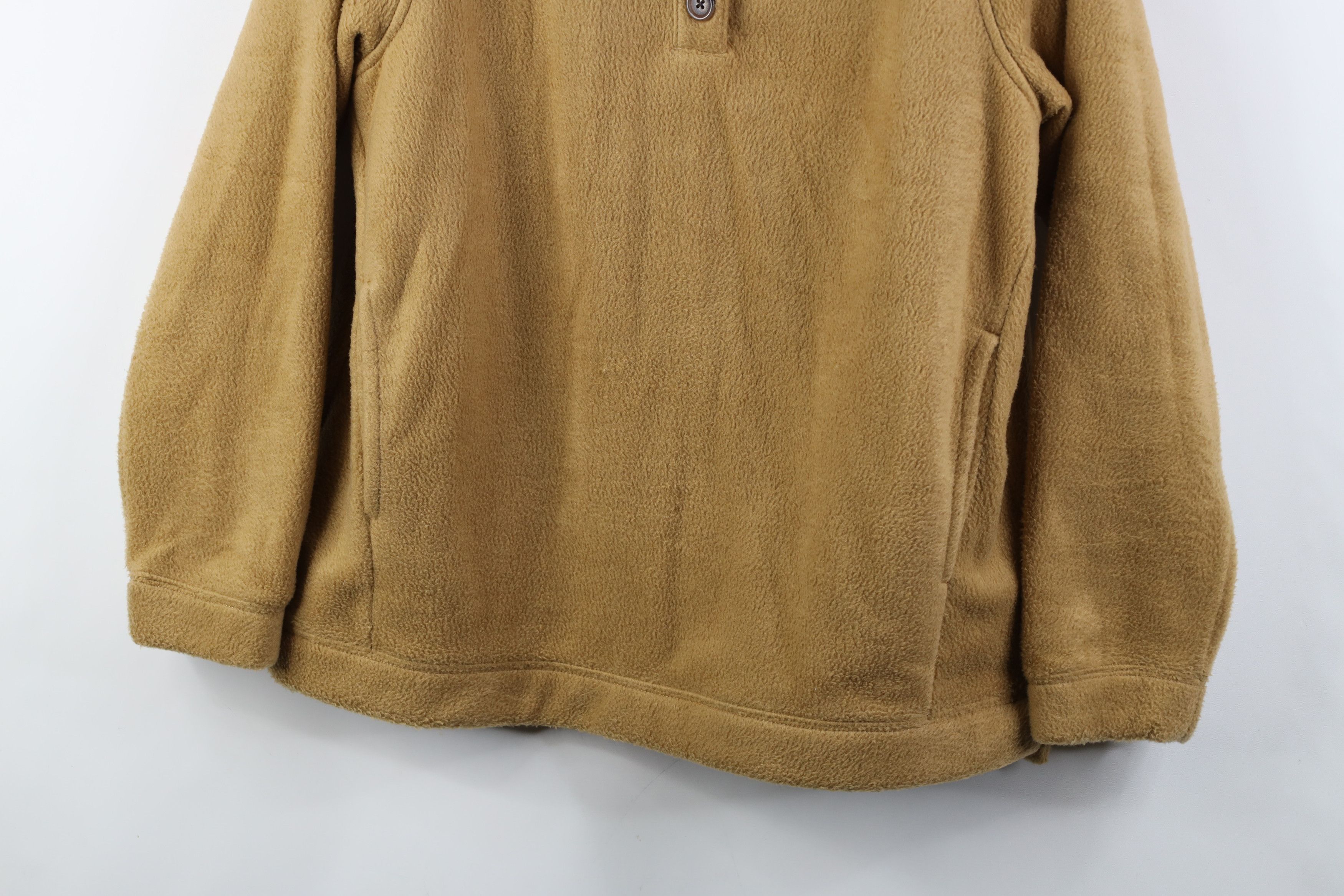 J.Crew J Crew Front Tunic Sherpa Fleece Pullover Sweater Beige Size M / US 6-8 / IT 42-44 - 3 Thumbnail