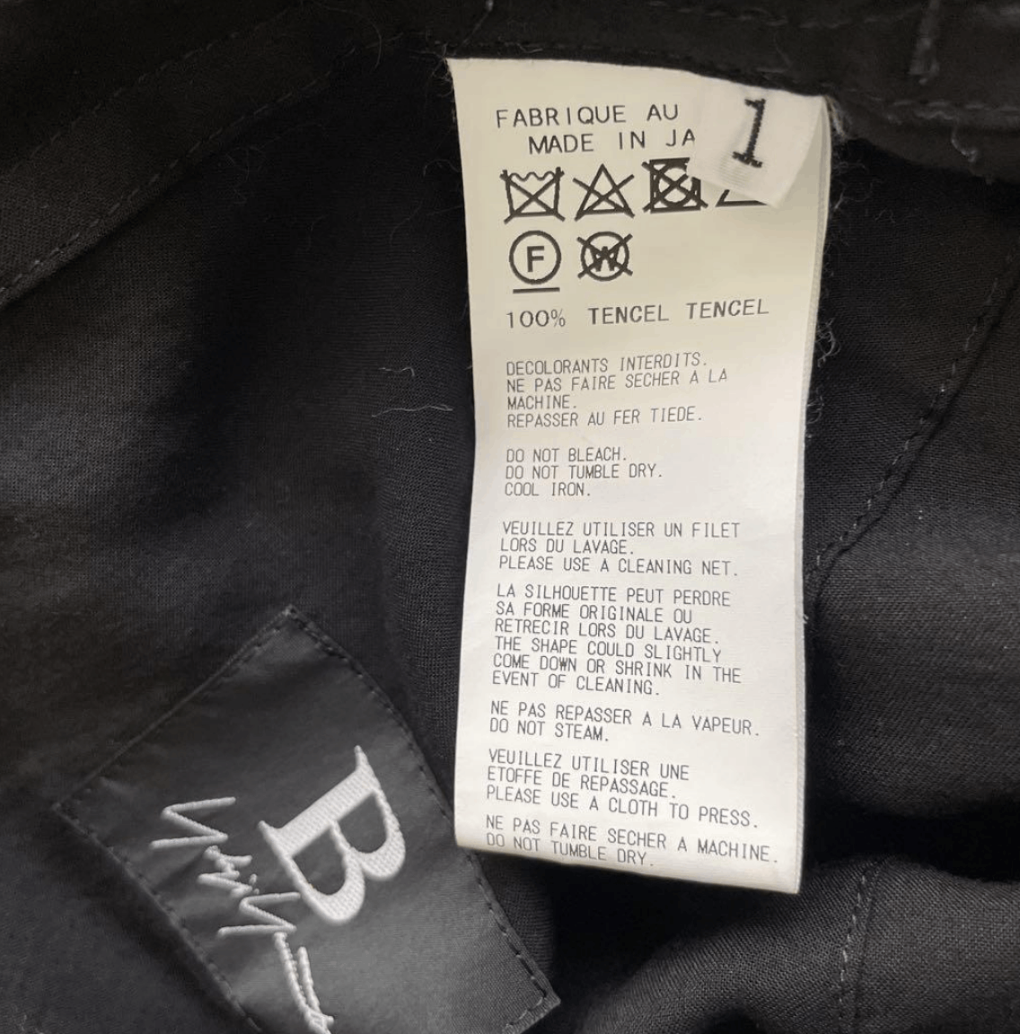 Yohji Yamamoto B Yohji Yamamoto - Stand Collar Tencel Chinese Blouse Size US S / EU 44-46 / 1 - 8 Thumbnail